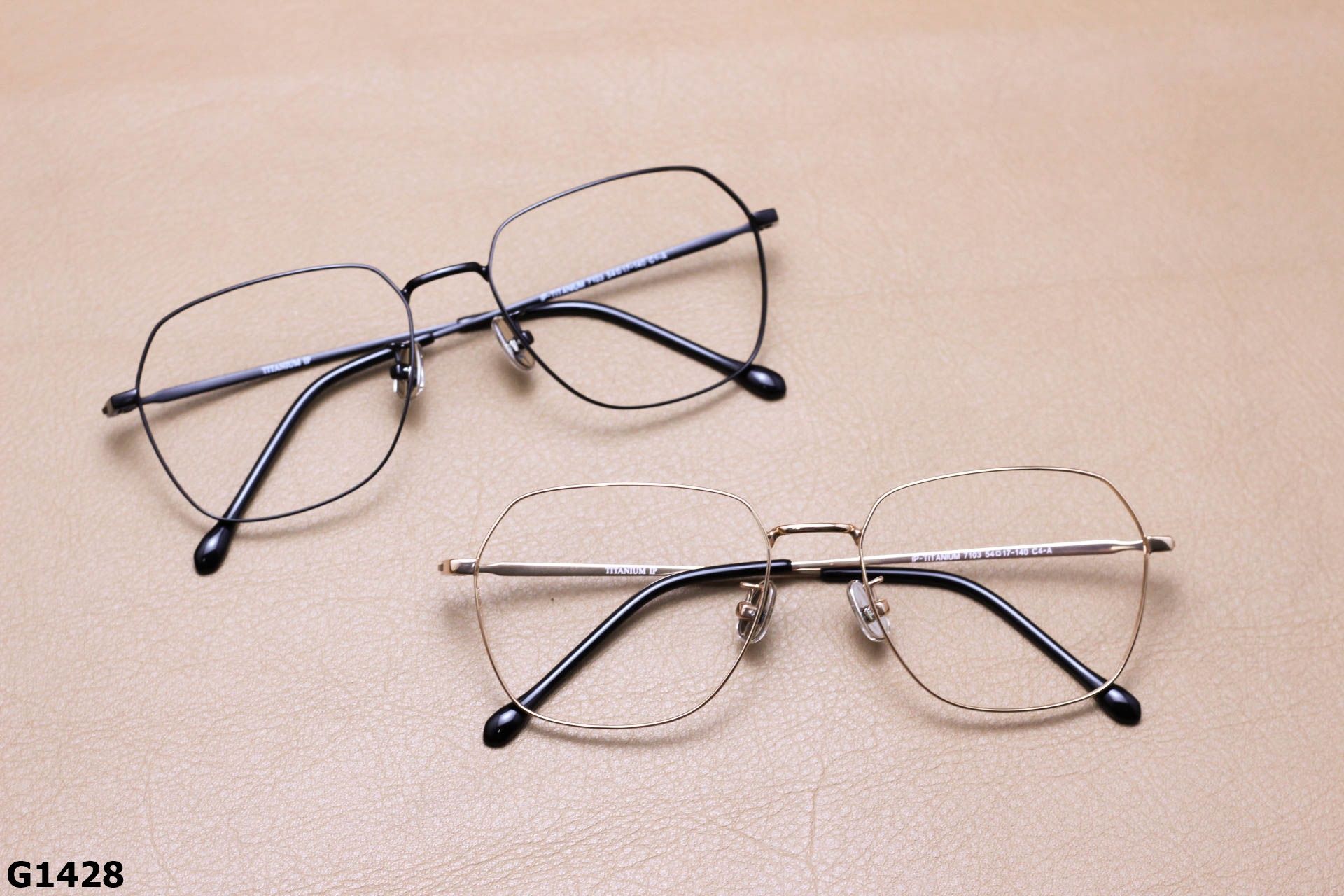 Gọng Kính Cận Titanium Lục Giác Thời Trang Cao Cấp Unisex - G1428