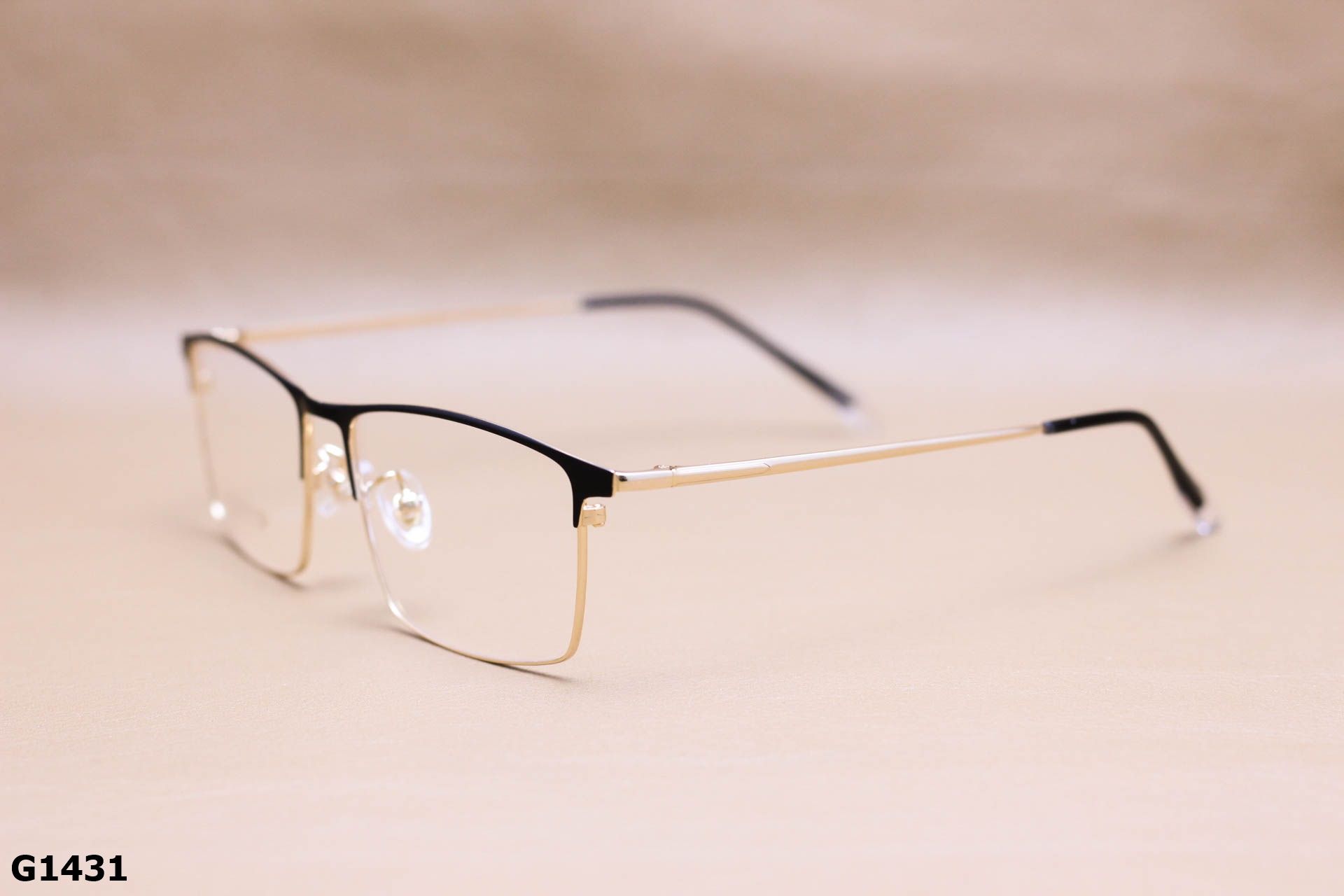 Gọng Kính Cận Titanium Cao Cấp, Dáng Vuông Unisex - G1431