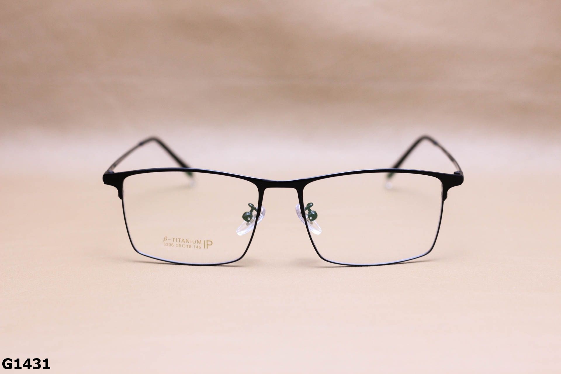Gọng Kính Cận Titanium Cao Cấp, Dáng Vuông Unisex - G1431
