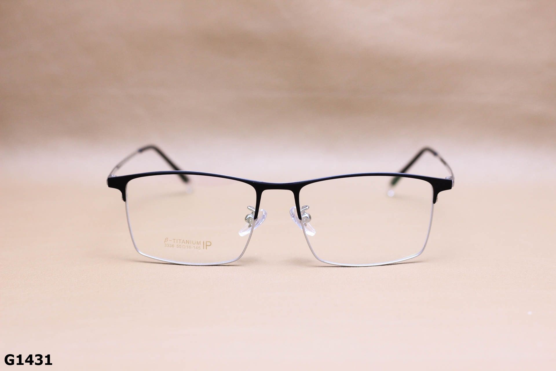 Gọng Kính Cận Titanium Cao Cấp, Dáng Vuông Unisex - G1431