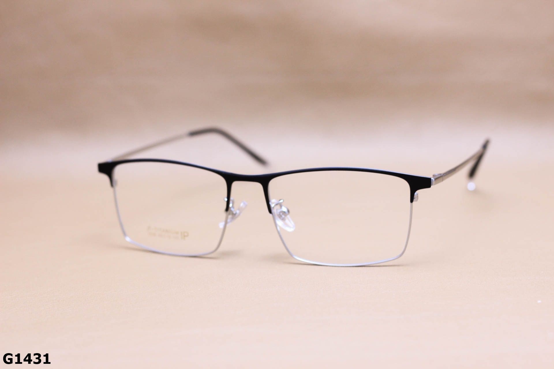 Gọng Kính Cận Titanium Cao Cấp, Dáng Vuông Unisex - G1431