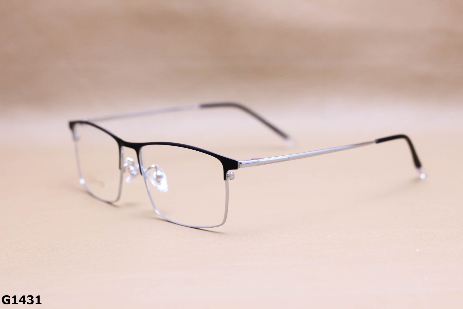 Gọng Kính Cận Titanium Cao Cấp, Dáng Vuông Unisex - G1431