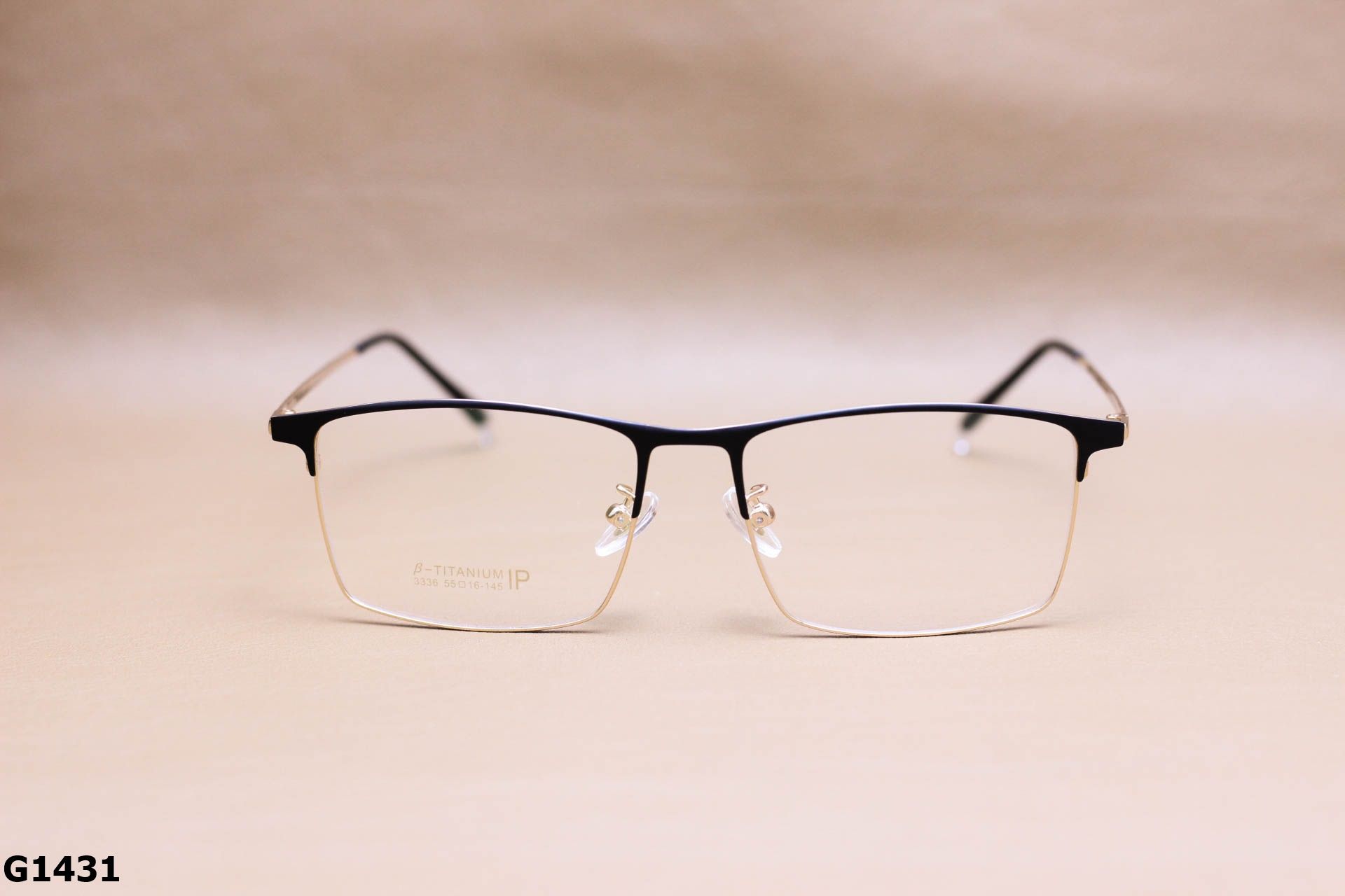 Gọng Kính Cận Titanium Cao Cấp, Dáng Vuông Unisex - G1431