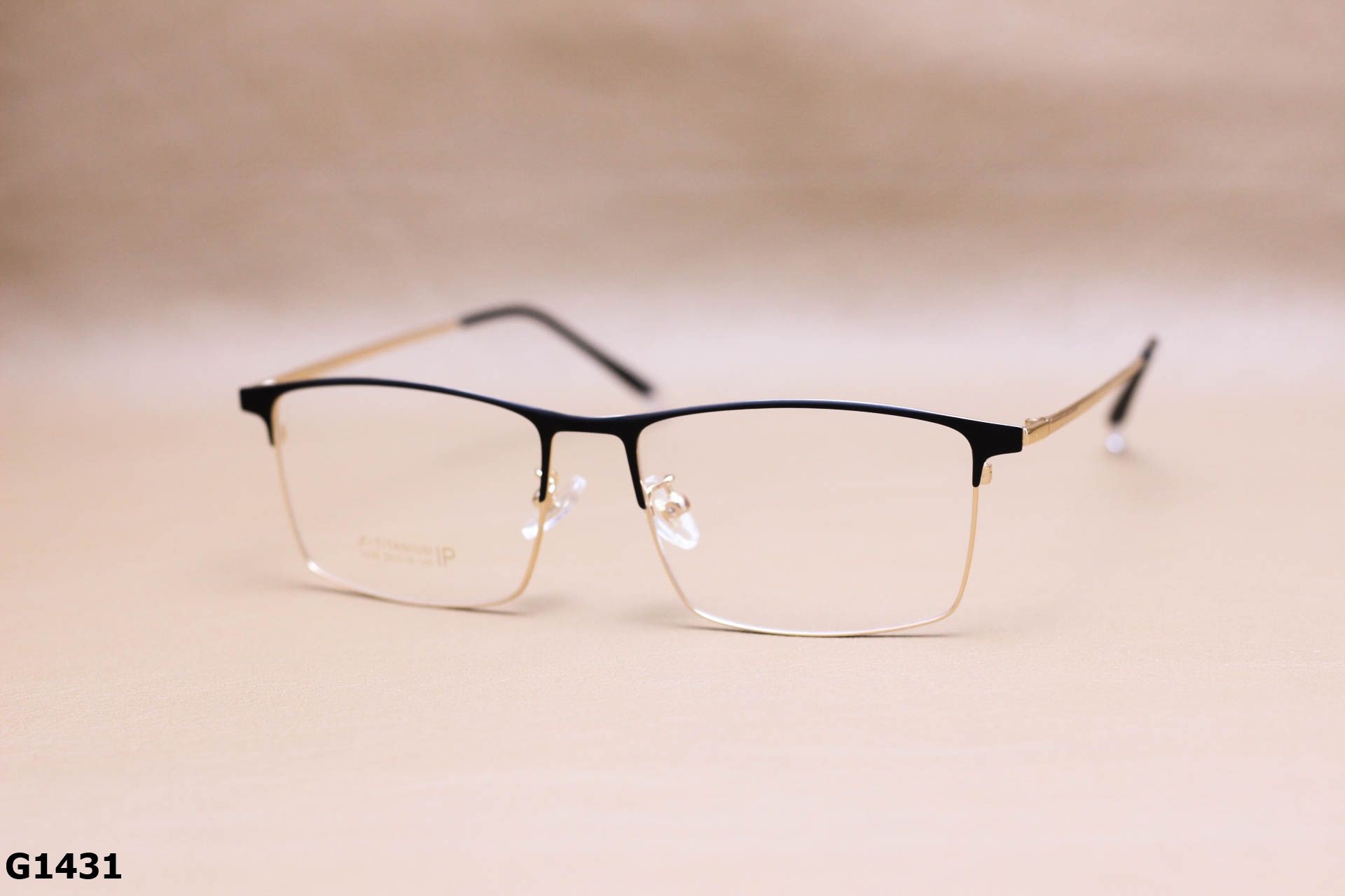 Gọng Kính Cận Titanium Cao Cấp, Dáng Vuông Unisex - G1431