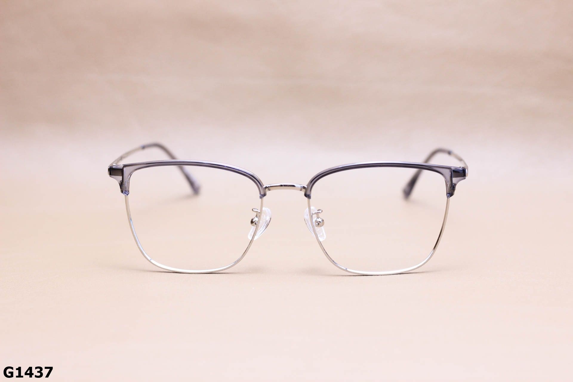 Gọng Kính Cận Hợp Kim Thời Trang Nửa Gọng Unisex - G1437