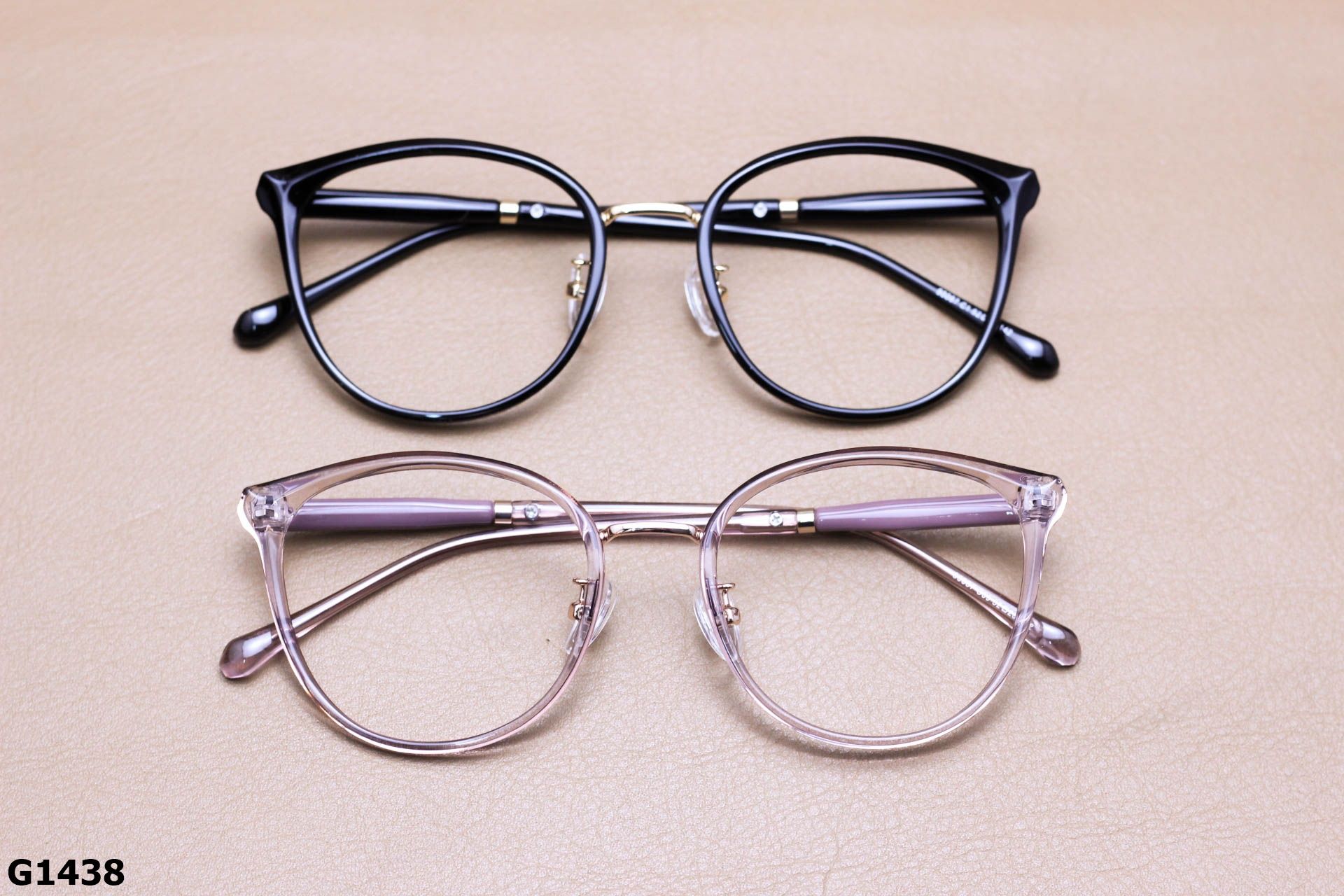 Gọng Kính Cận Mắt Mèo Nhựa, Hợp Kim Thời Trang Unisex - G1438