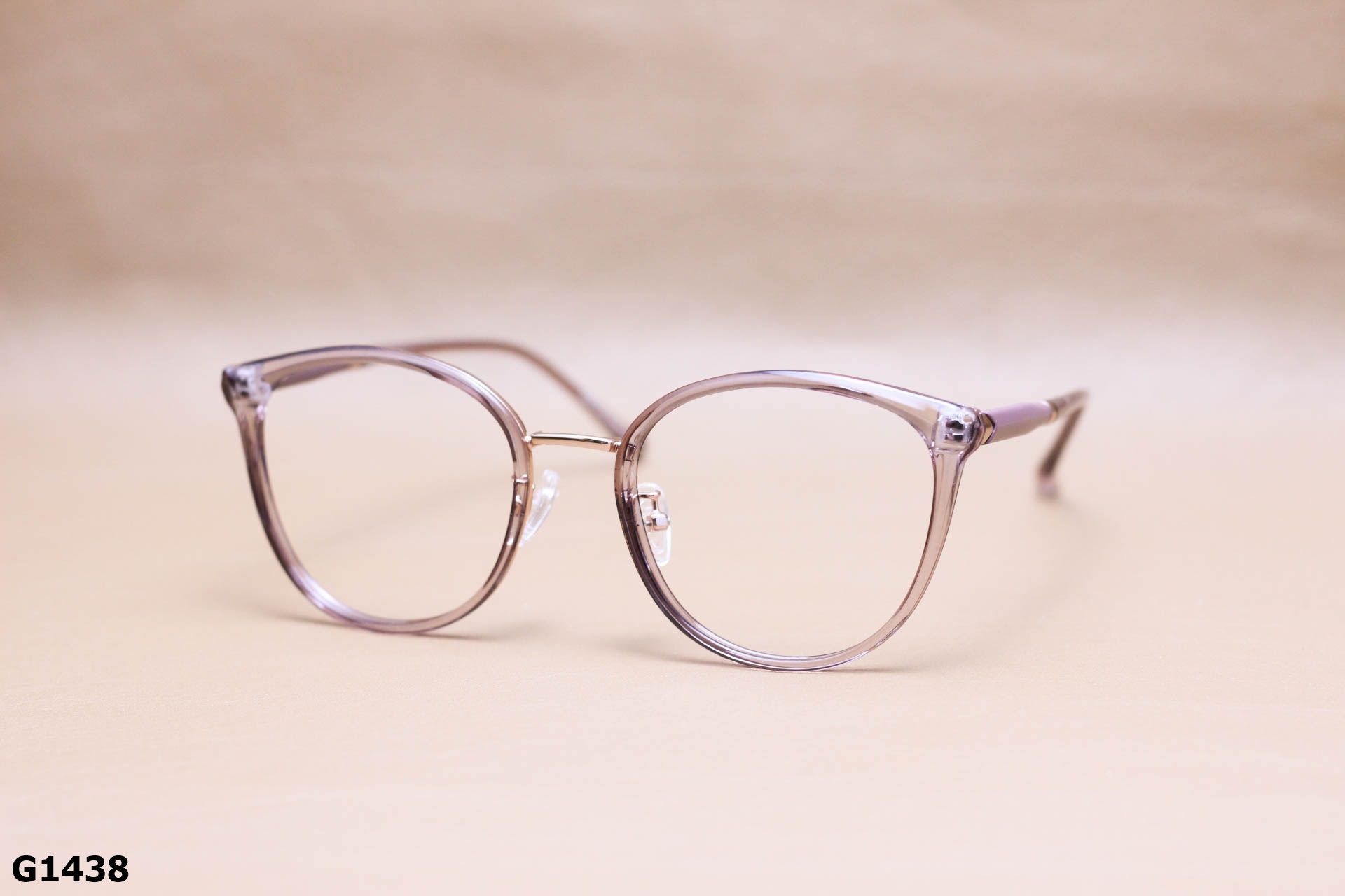 Gọng Kính Cận Mắt Mèo Nhựa, Hợp Kim Thời Trang Unisex - G1438