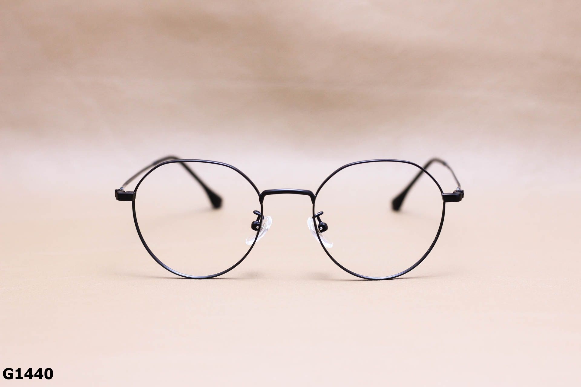 Gọng Kính Cận Tròn Ngố Thời Trang Unisex, Hợp Kim Thanh Mảnh - G1440
