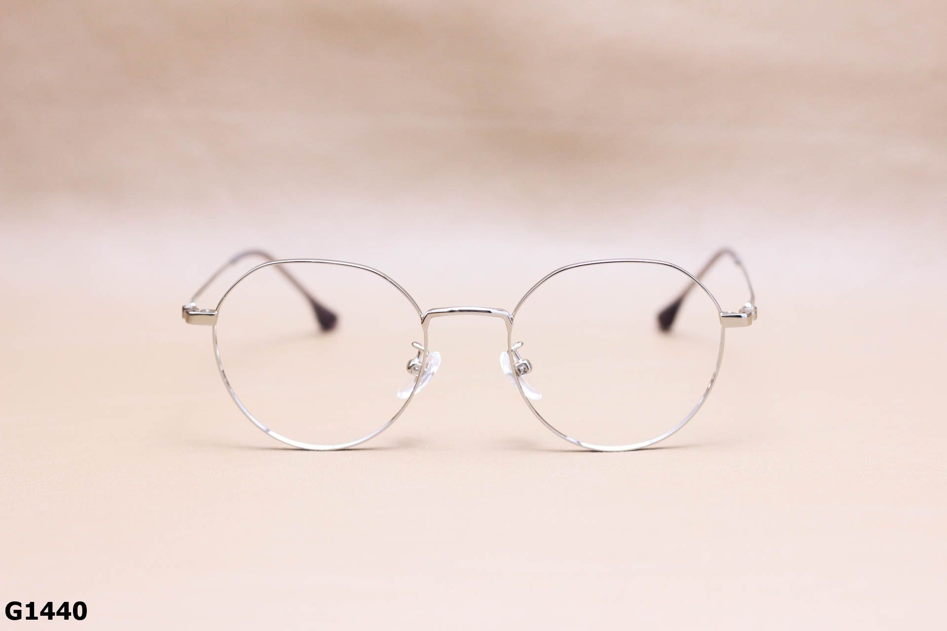 Gọng Kính Cận Tròn Ngố Thời Trang Unisex, Hợp Kim Thanh Mảnh - G1440