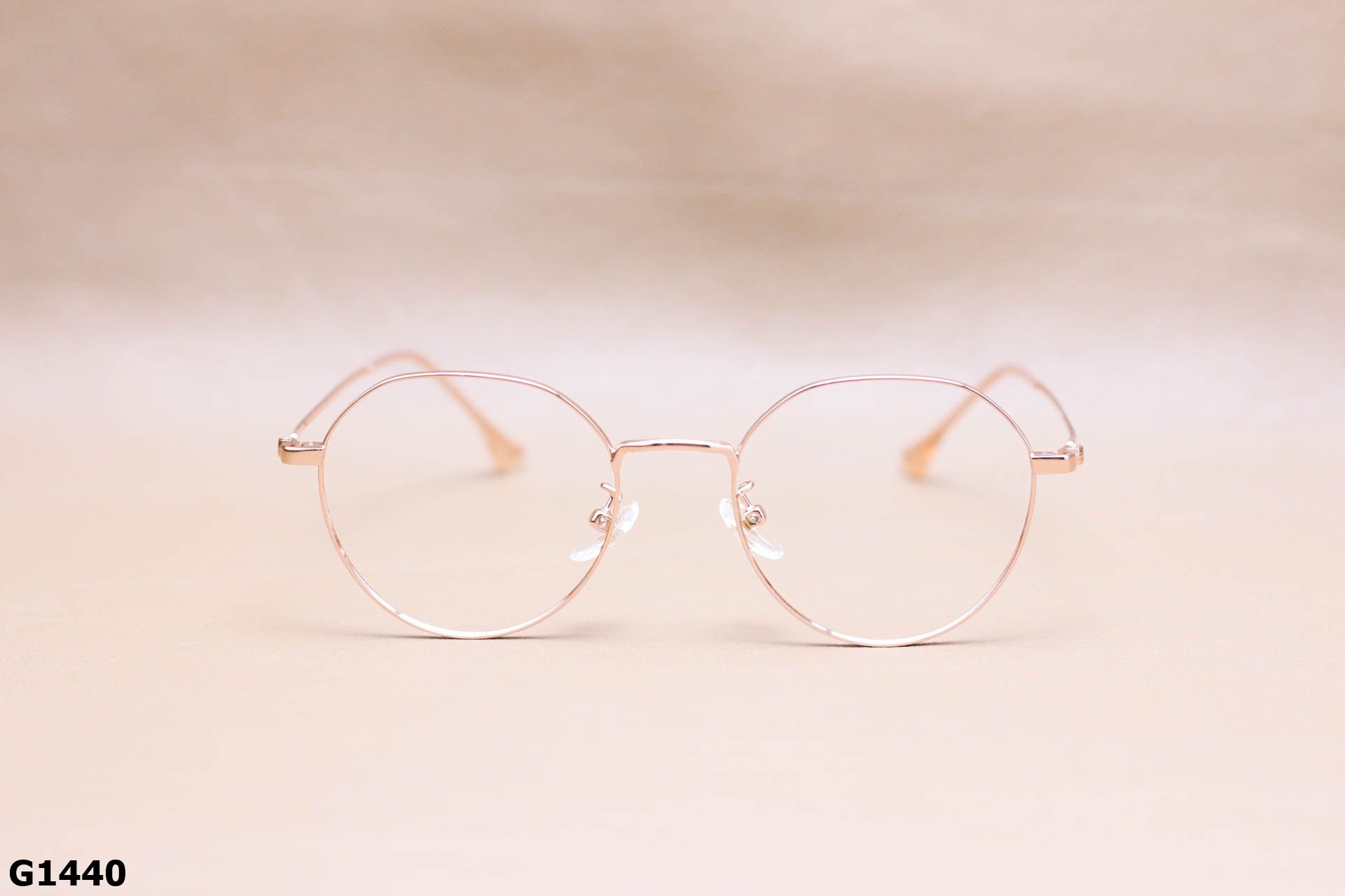 Gọng Kính Cận Tròn Ngố Thời Trang Unisex, Hợp Kim Thanh Mảnh - G1440