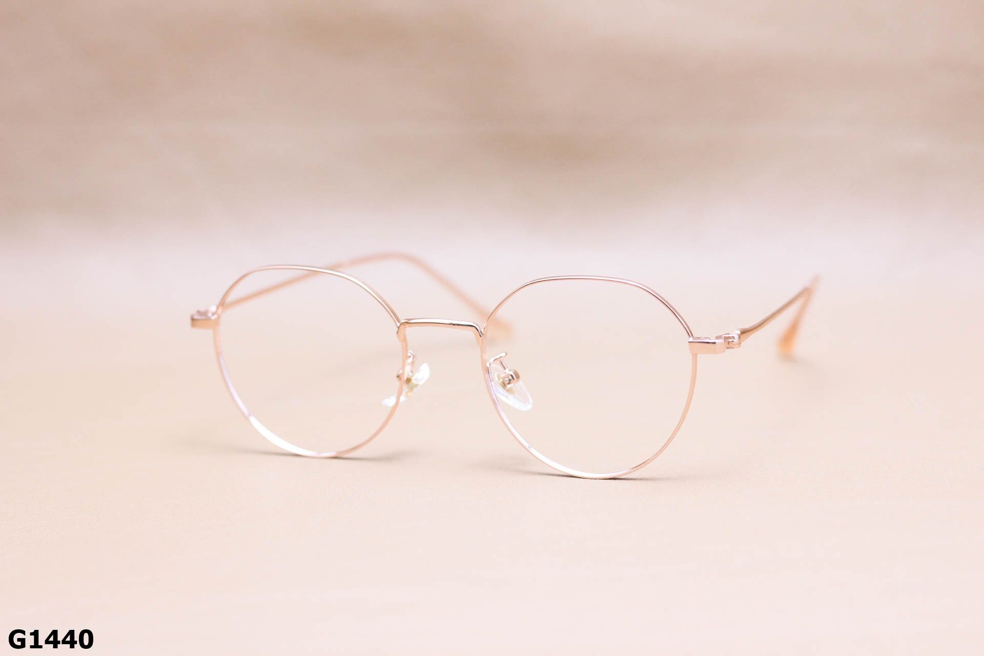 Gọng Kính Cận Tròn Ngố Thời Trang Unisex, Hợp Kim Thanh Mảnh - G1440