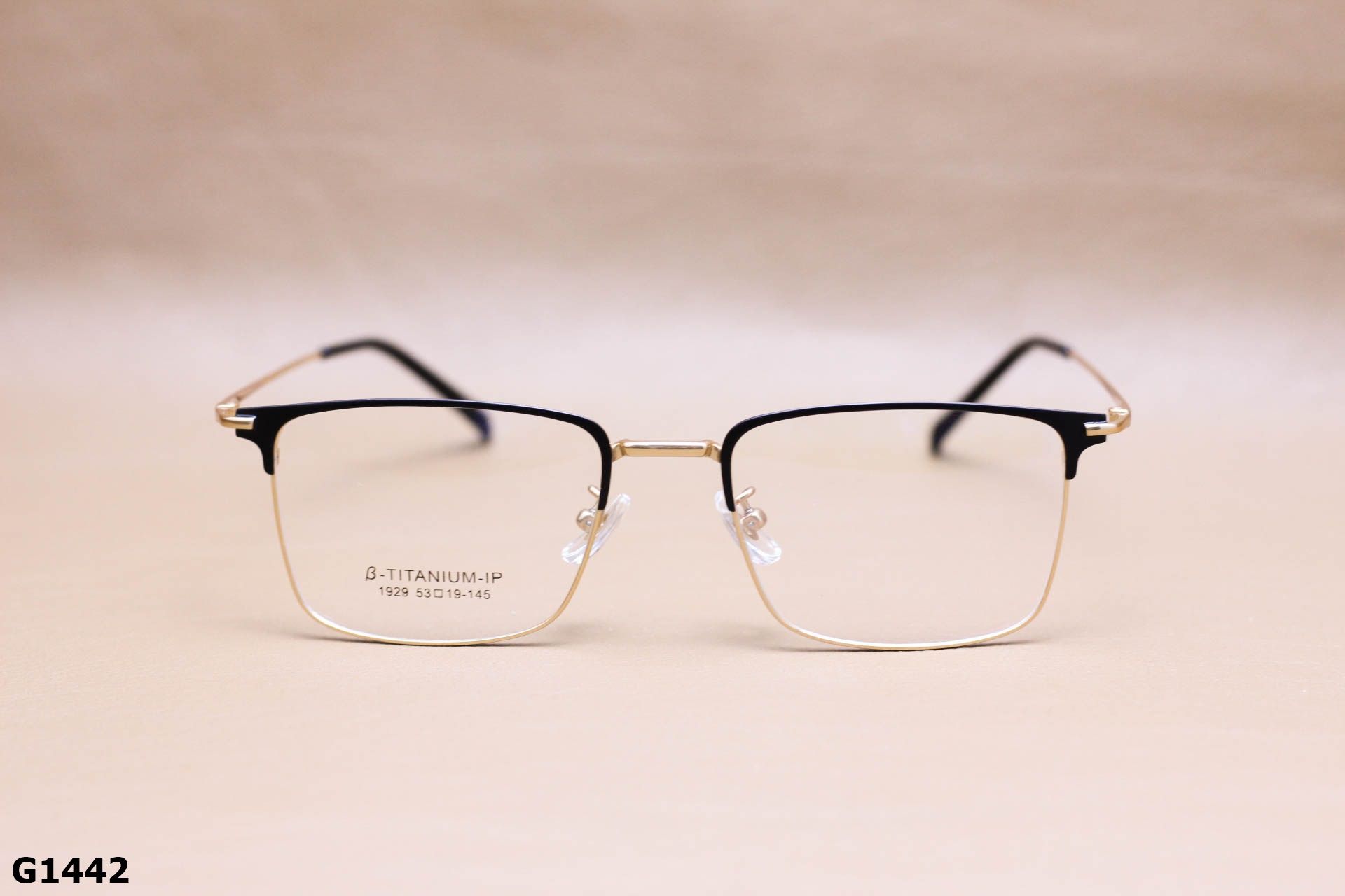Gọng Kính Cận Titanium Cao Cấp, Dáng Vuông Unisex - G1442