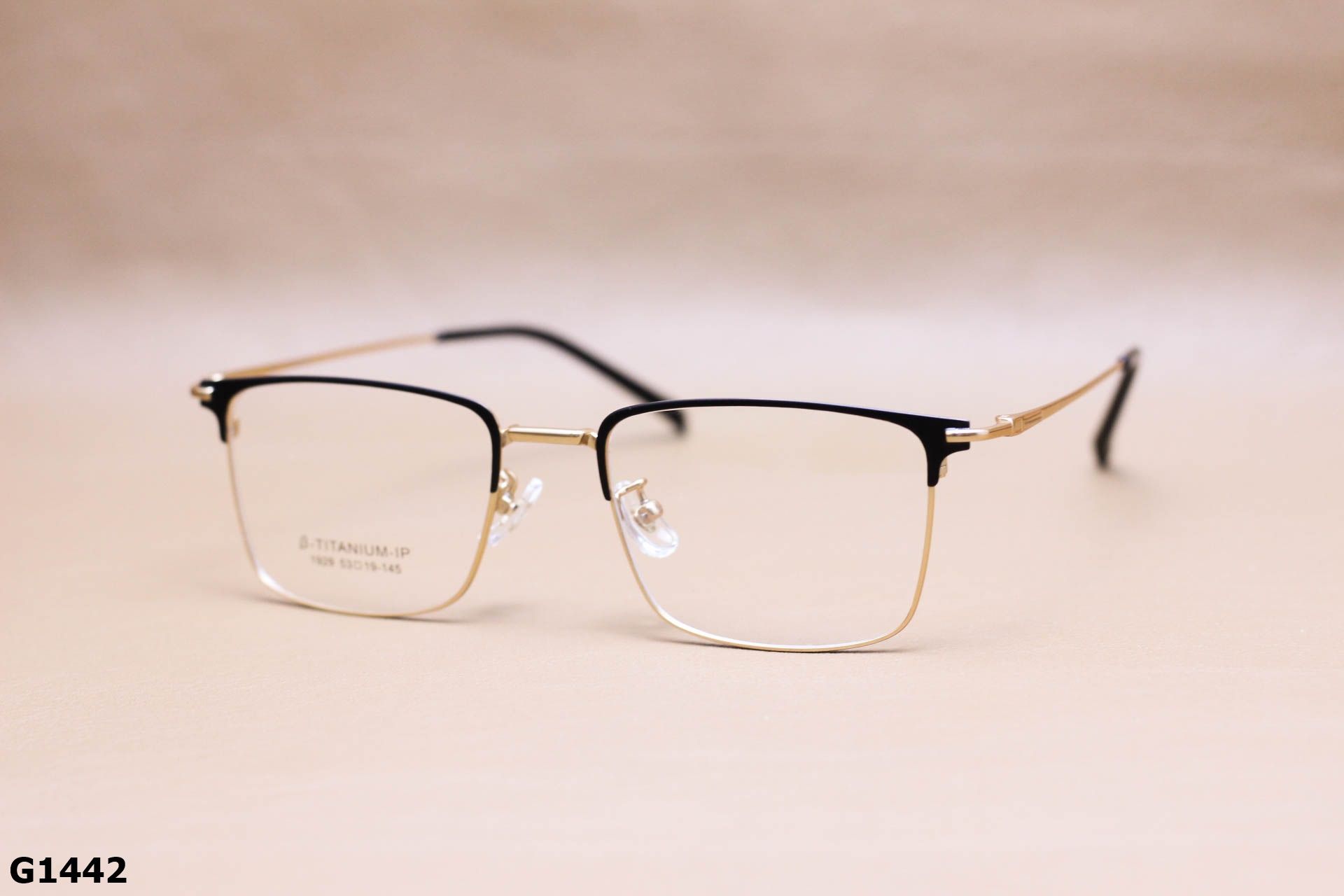 Gọng Kính Cận Titanium Cao Cấp, Dáng Vuông Unisex - G1442