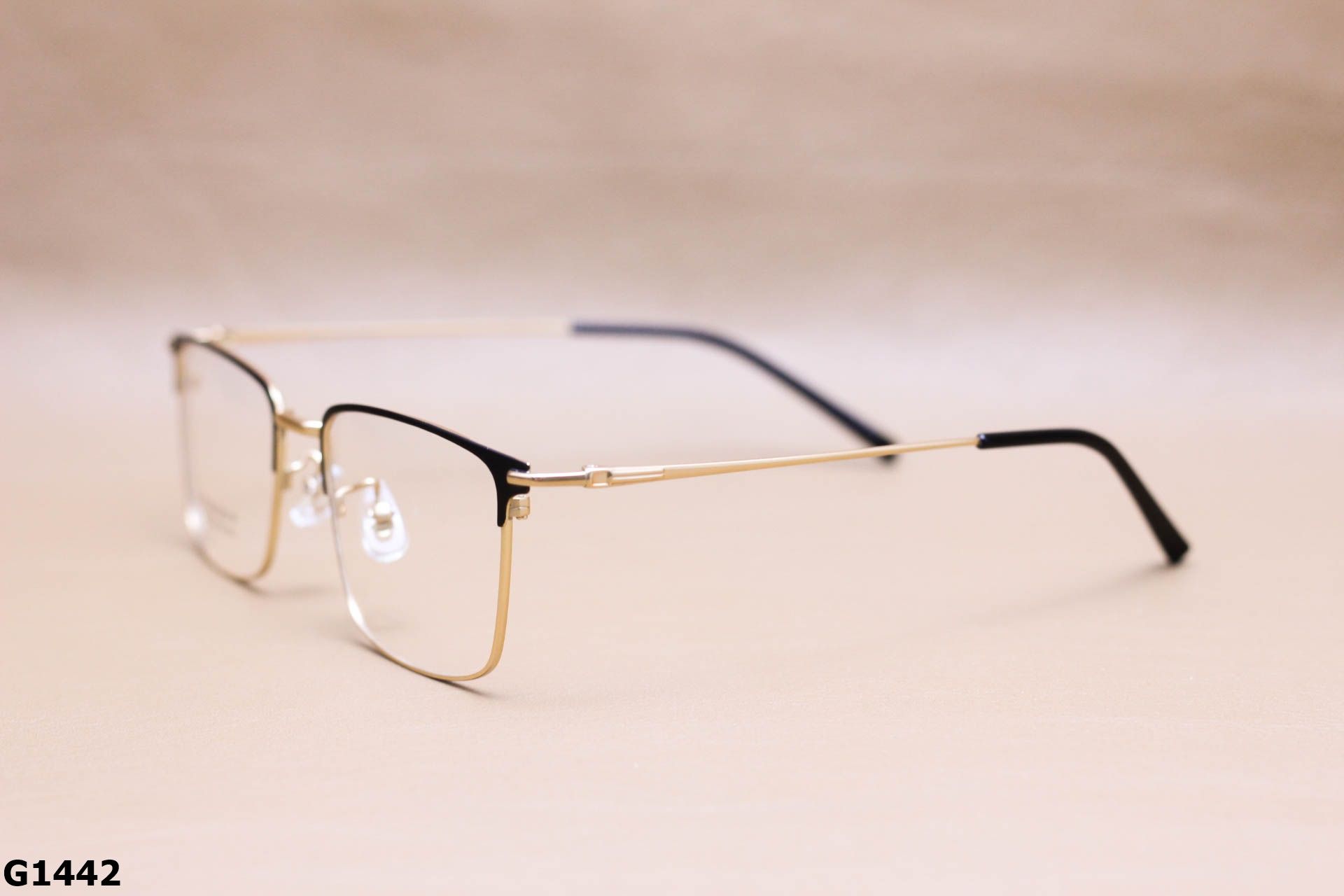 Gọng Kính Cận Titanium Cao Cấp, Dáng Vuông Unisex - G1442