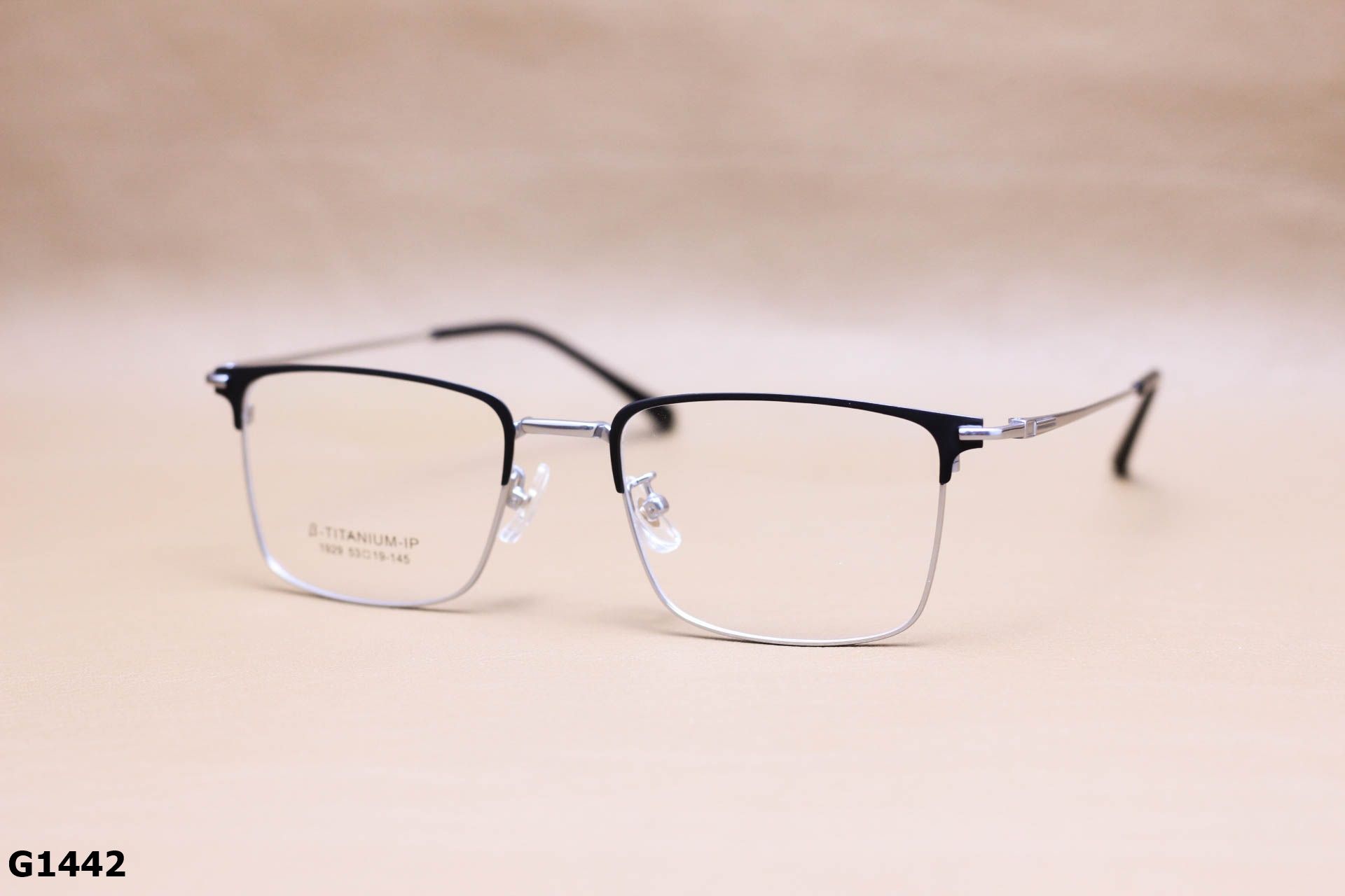 Gọng Kính Cận Titanium Cao Cấp, Dáng Vuông Unisex - G1442