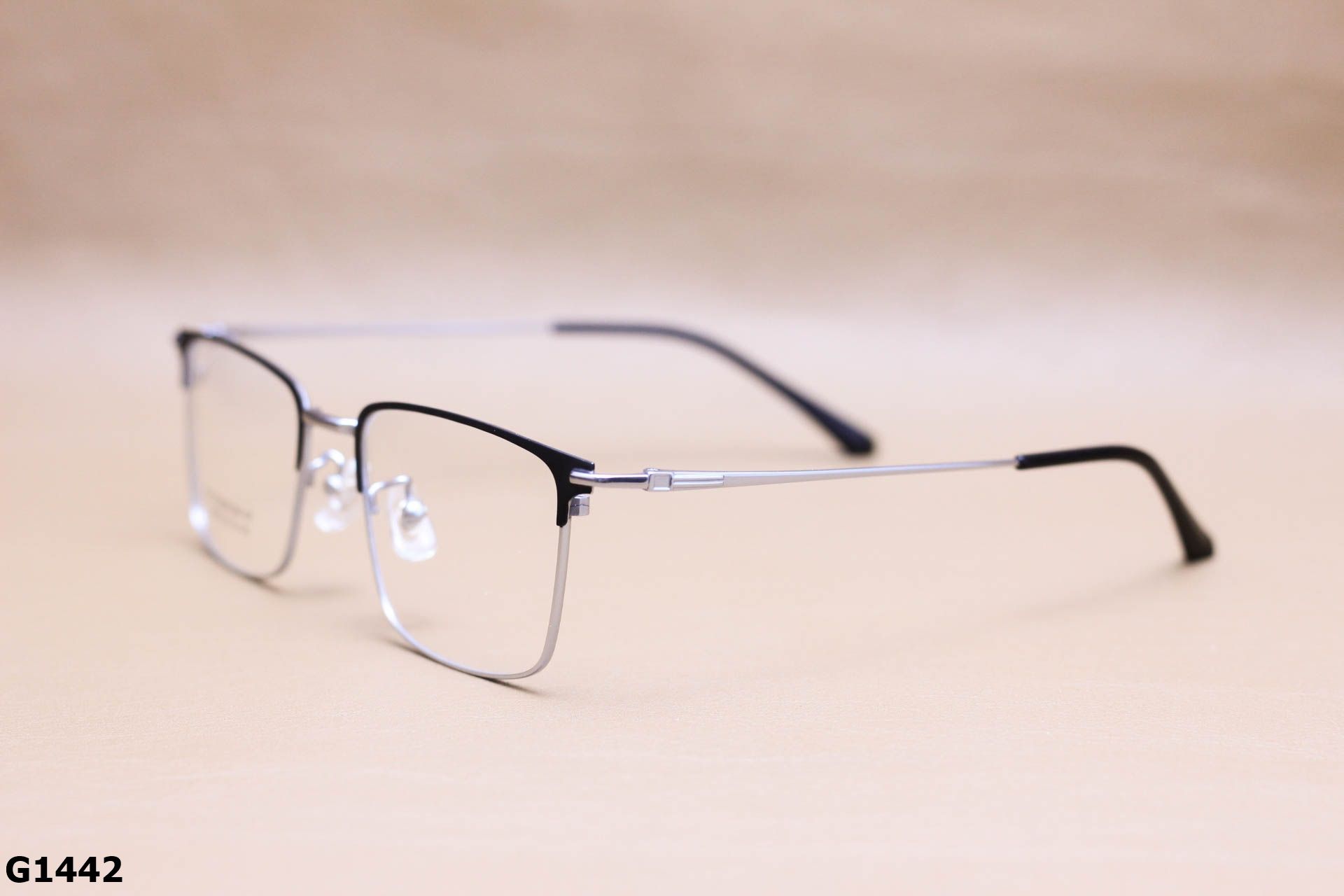 Gọng Kính Cận Titanium Cao Cấp, Dáng Vuông Unisex - G1442