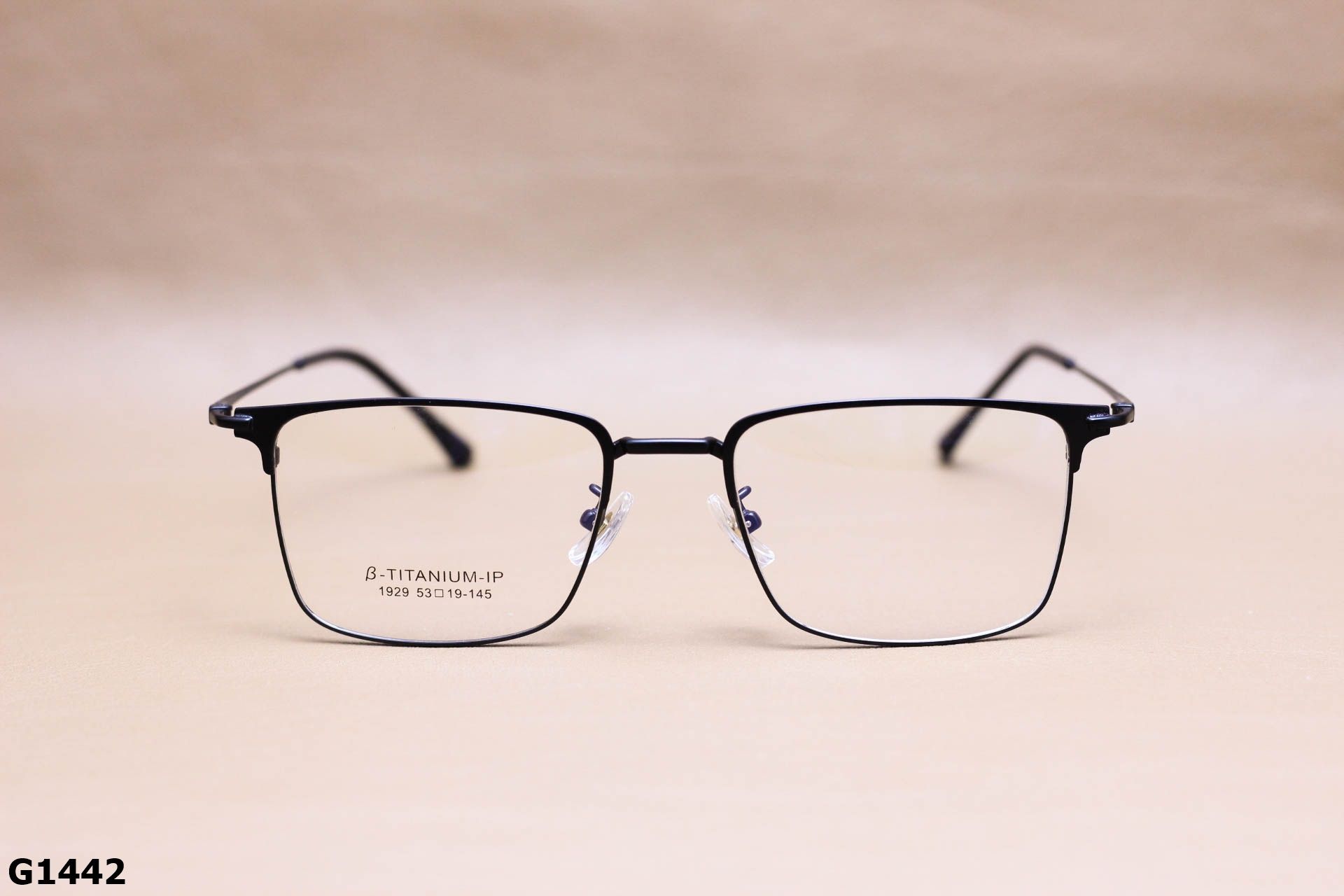 Gọng Kính Cận Titanium Cao Cấp, Dáng Vuông Unisex - G1442