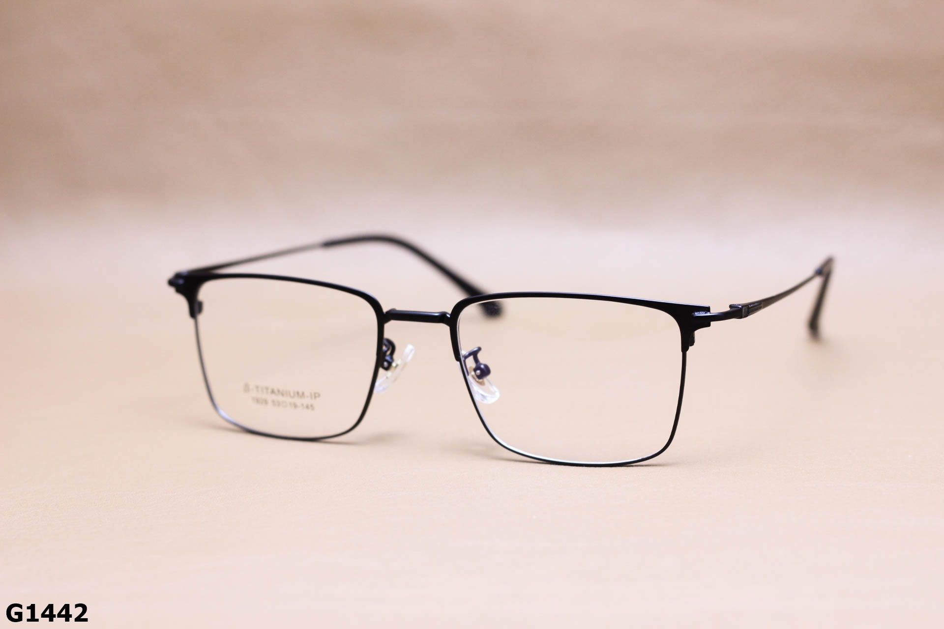 Gọng Kính Cận Titanium Cao Cấp, Dáng Vuông Unisex - G1442