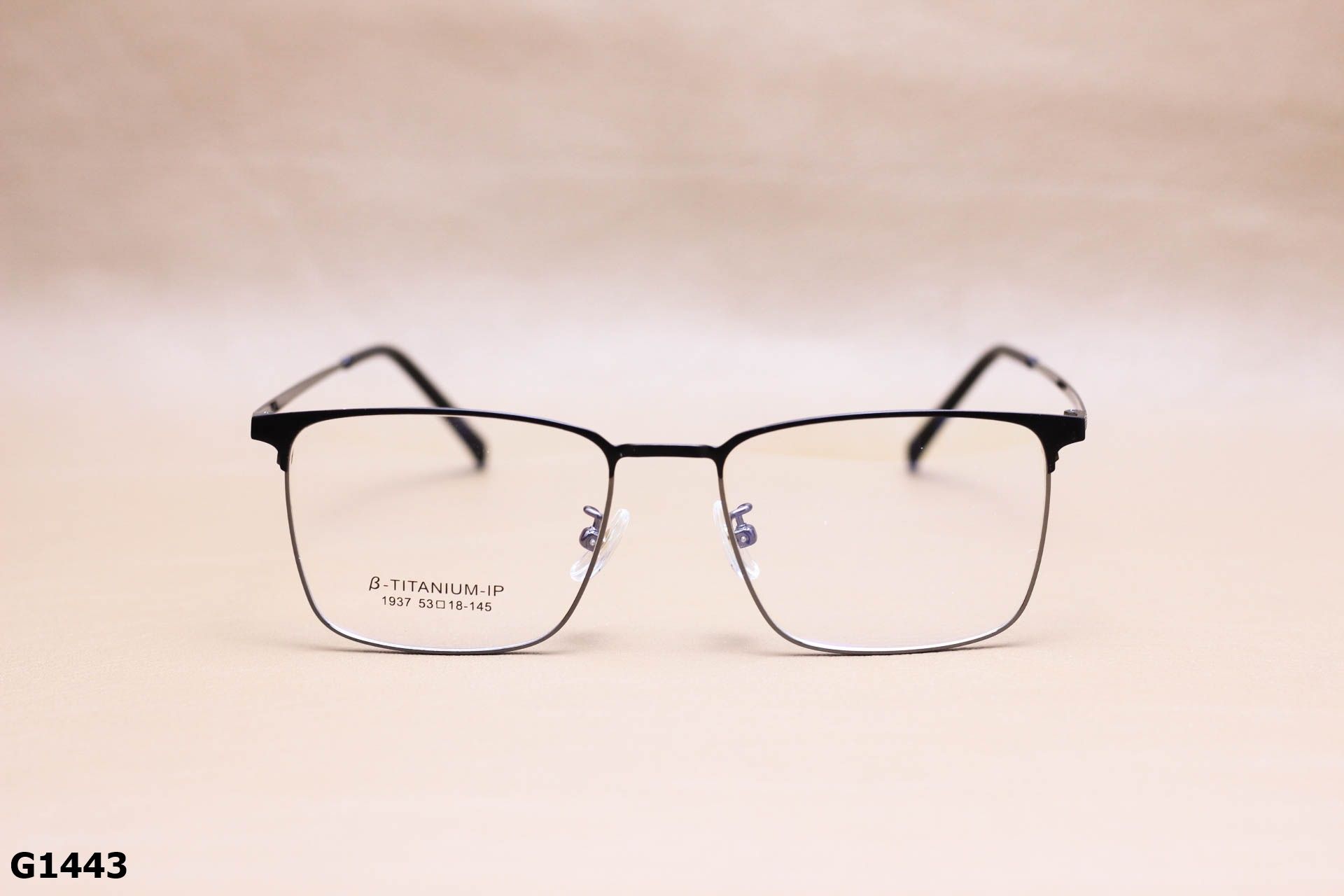 Gọng Kính Cận Titanium Cao Cấp, Dáng Vuông Unisex - G1443
