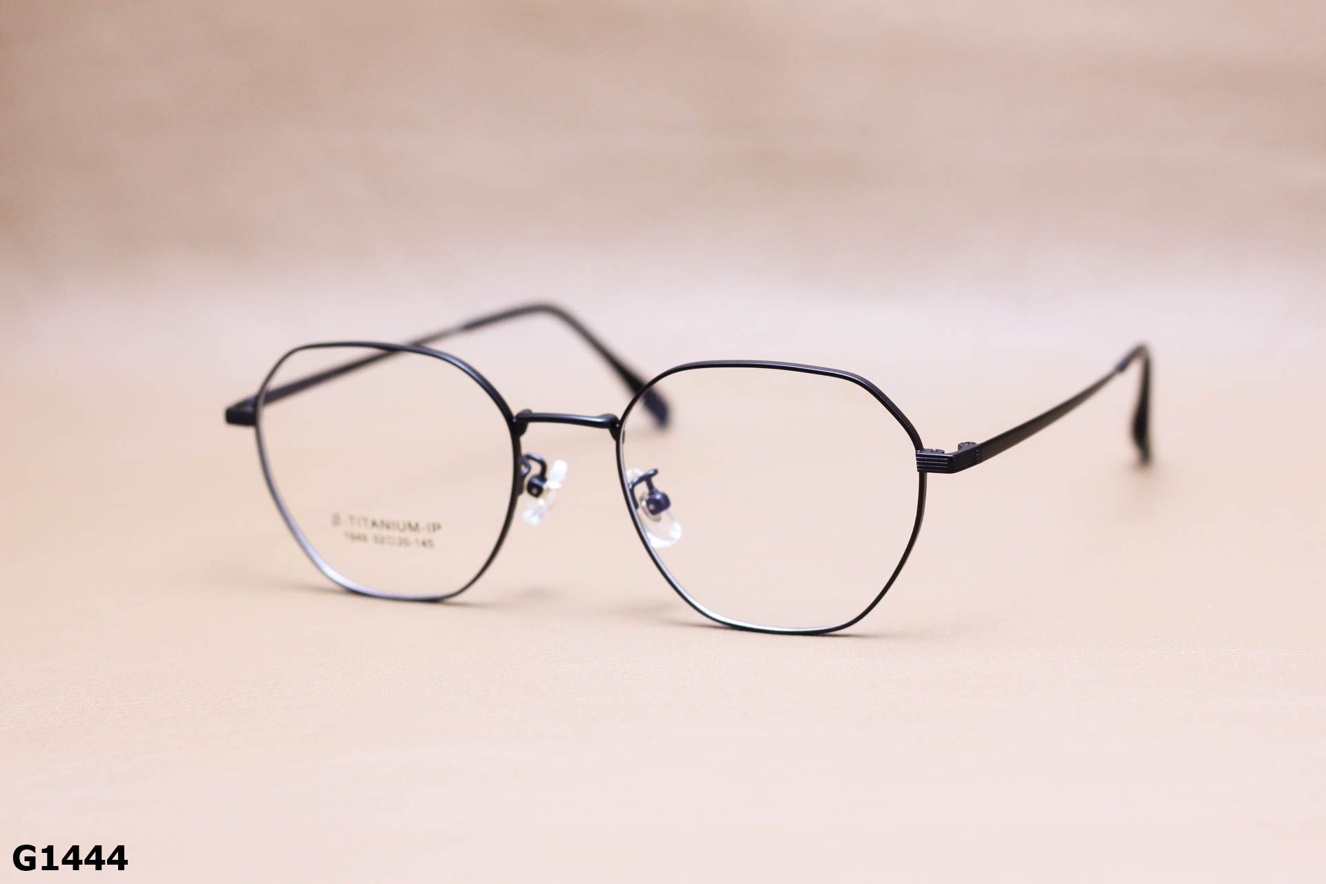 Gọng Kính Cận Titanium, Dáng Lục Giác Thời Trang Cao Cấp Unisex - G1444