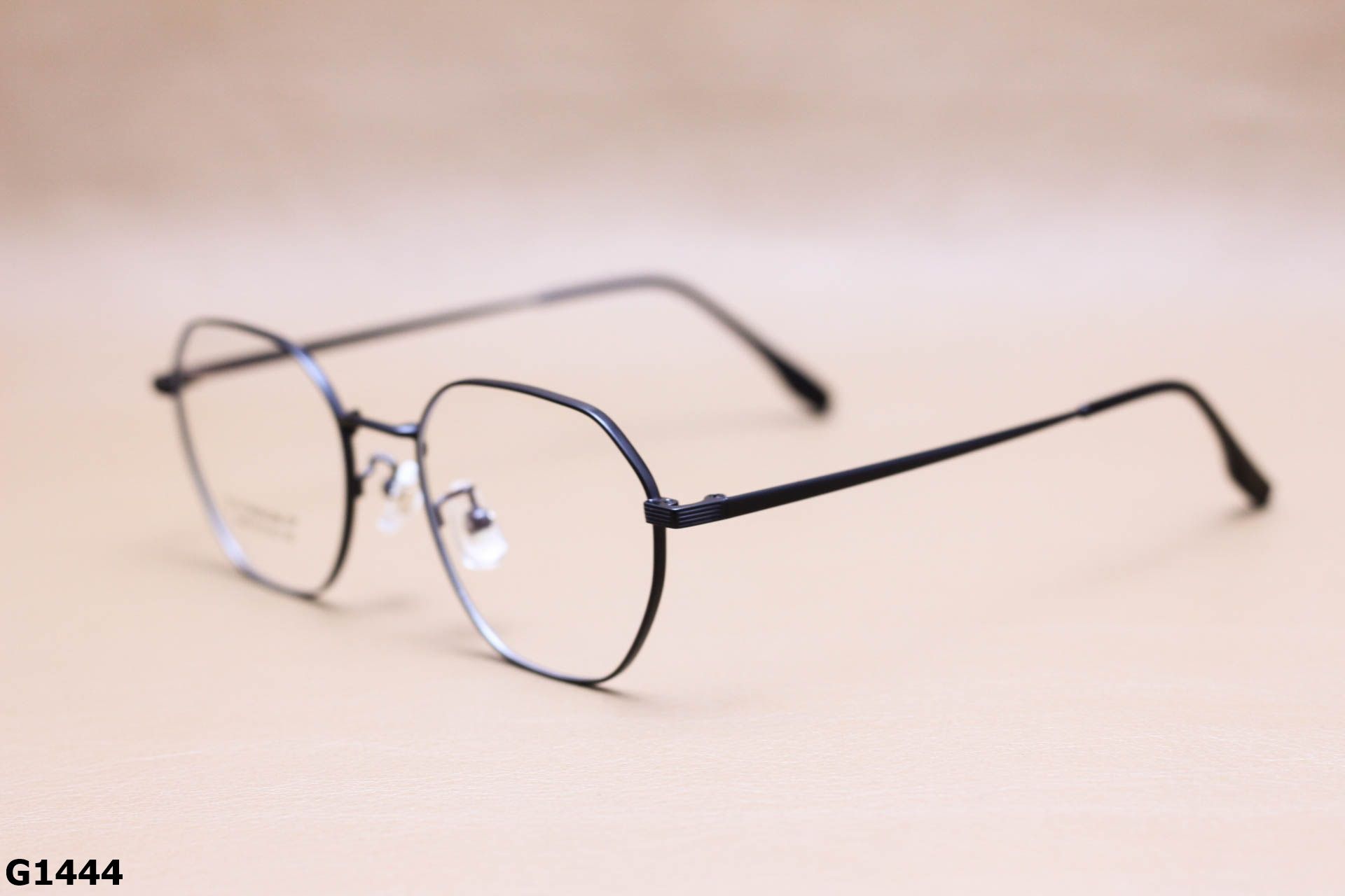 Gọng Kính Cận Titanium, Dáng Lục Giác Thời Trang Cao Cấp Unisex - G1444