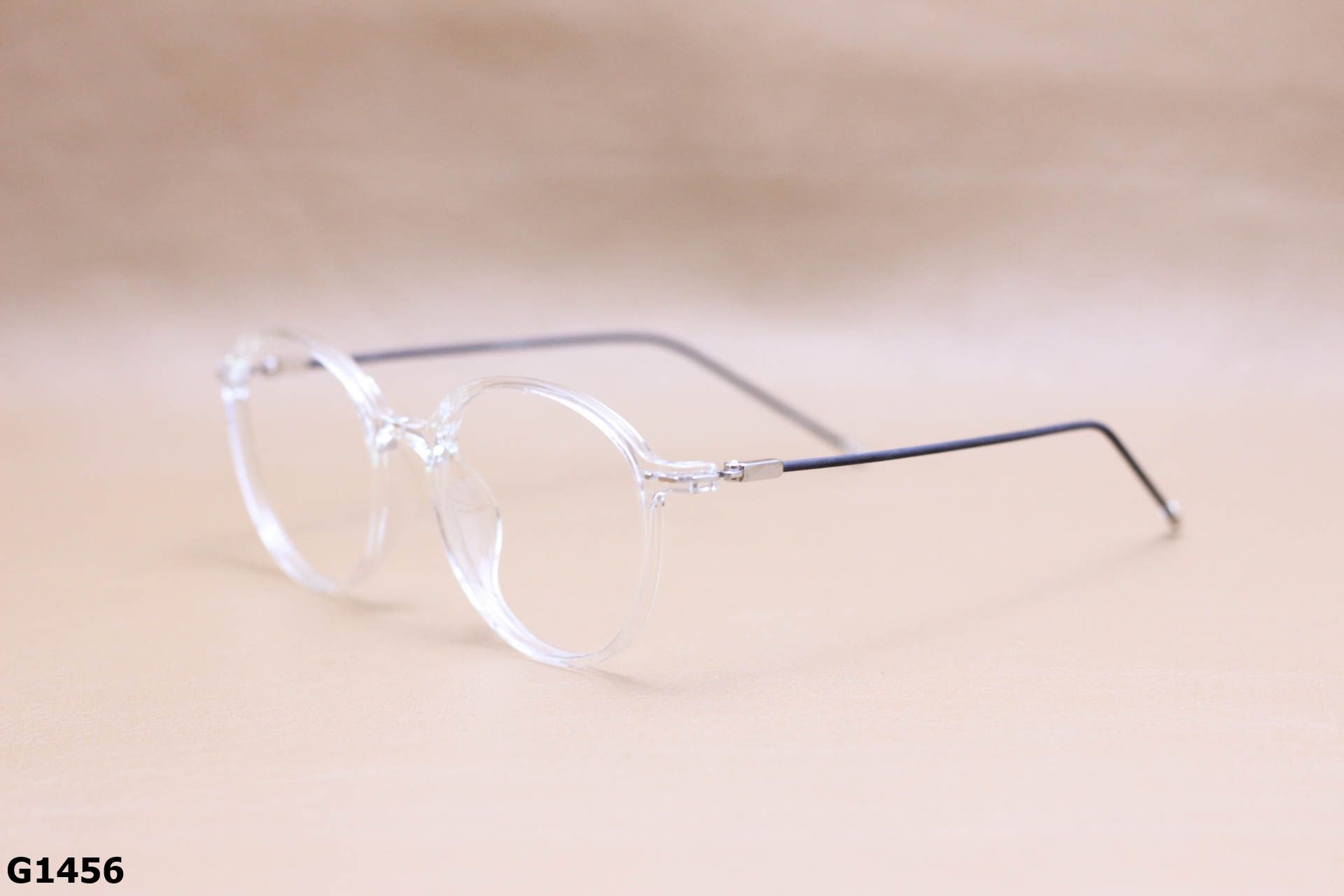 Gọng Kính Cận Thời Trang Unisex Nhựa Dẻo TR90, Dáng Tròn Mảnh - G1456