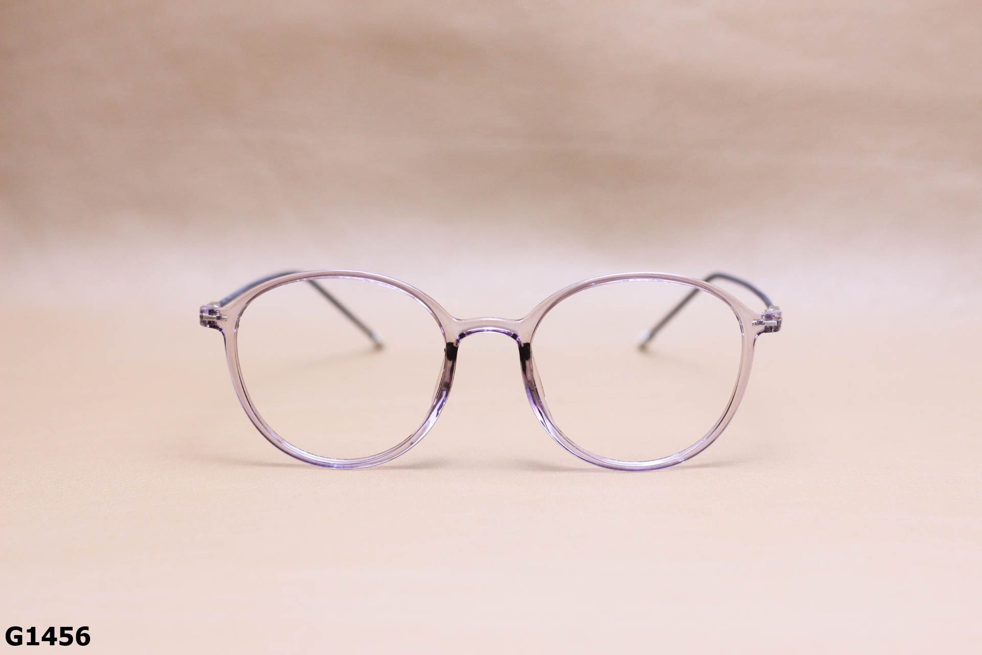 Gọng Kính Cận Thời Trang Unisex Nhựa Dẻo TR90, Dáng Tròn Mảnh - G1456
