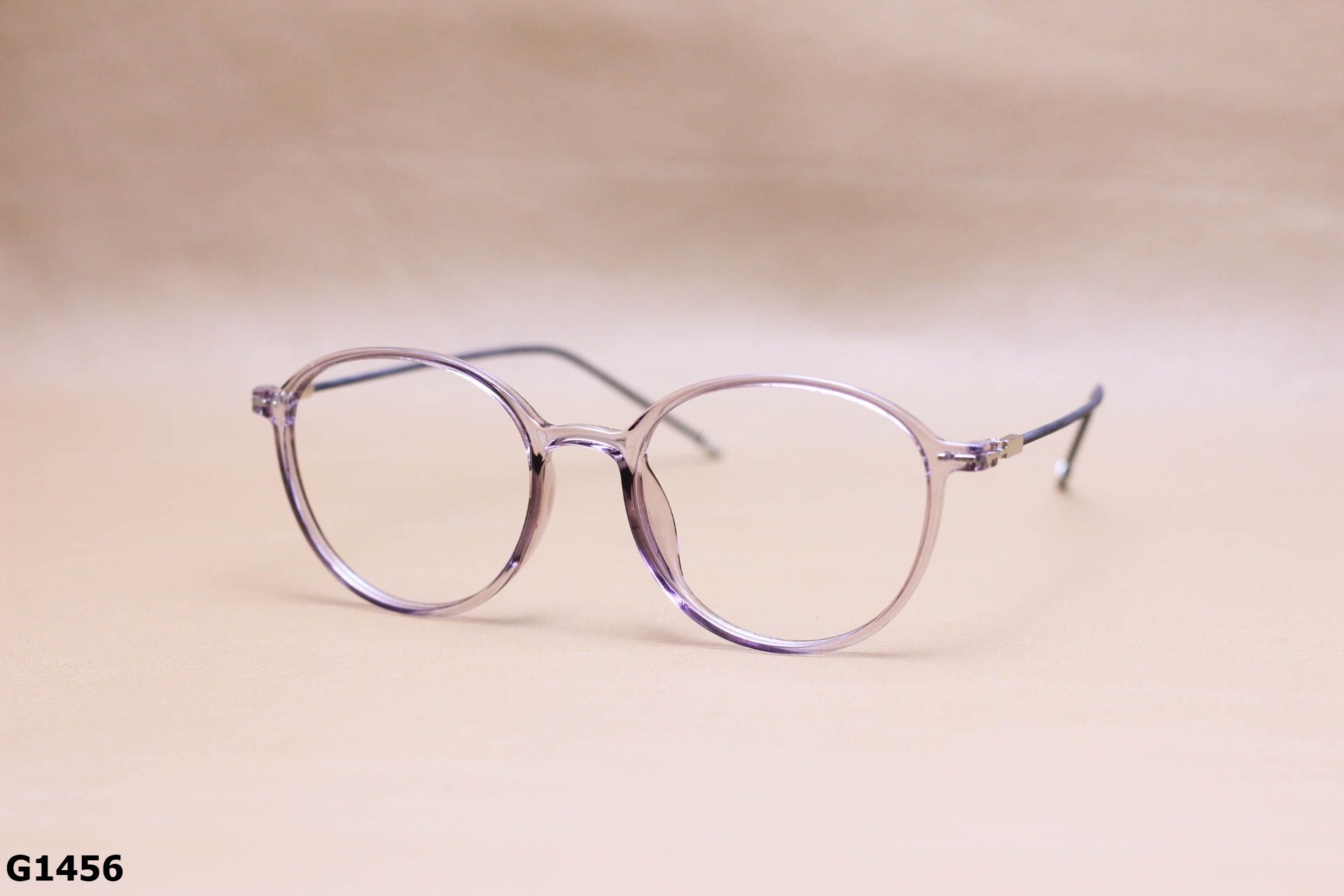 Gọng Kính Cận Thời Trang Unisex Nhựa Dẻo TR90, Dáng Tròn Mảnh - G1456