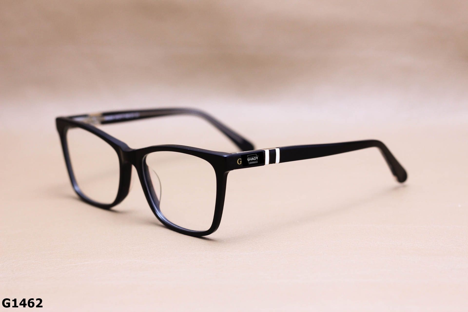 Gọng Kính Cận Vuông Mắt Mèo Thời Trang Unisex, Nhựa Acetate Nguyên Khối - G1462
