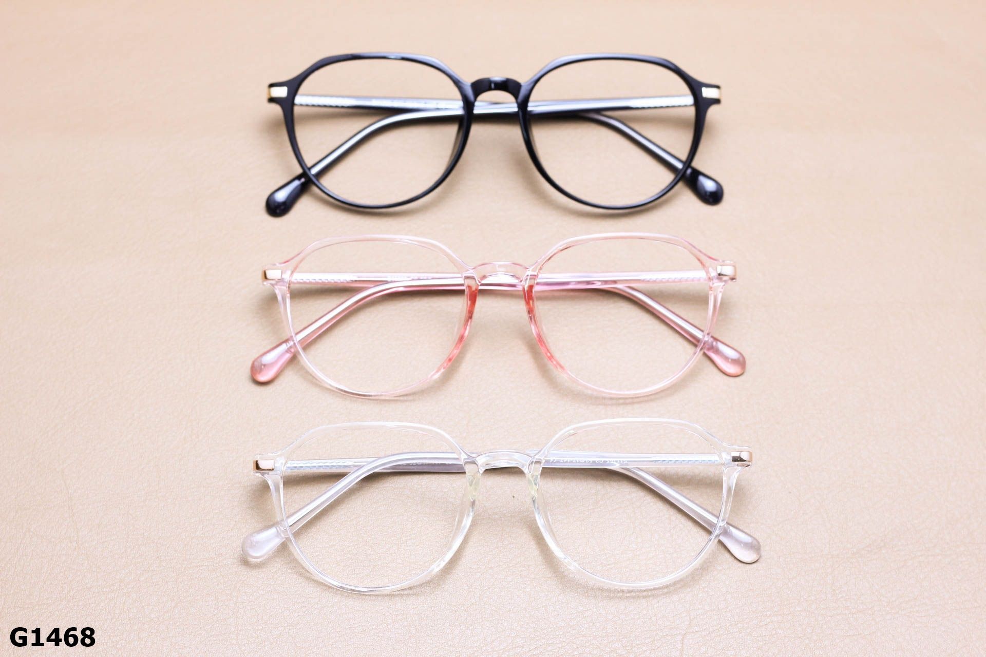 Gọng Kính Cận Thời Trang Unisex Nhựa Dẻo TR90, Dáng Lục Giác - G1468
