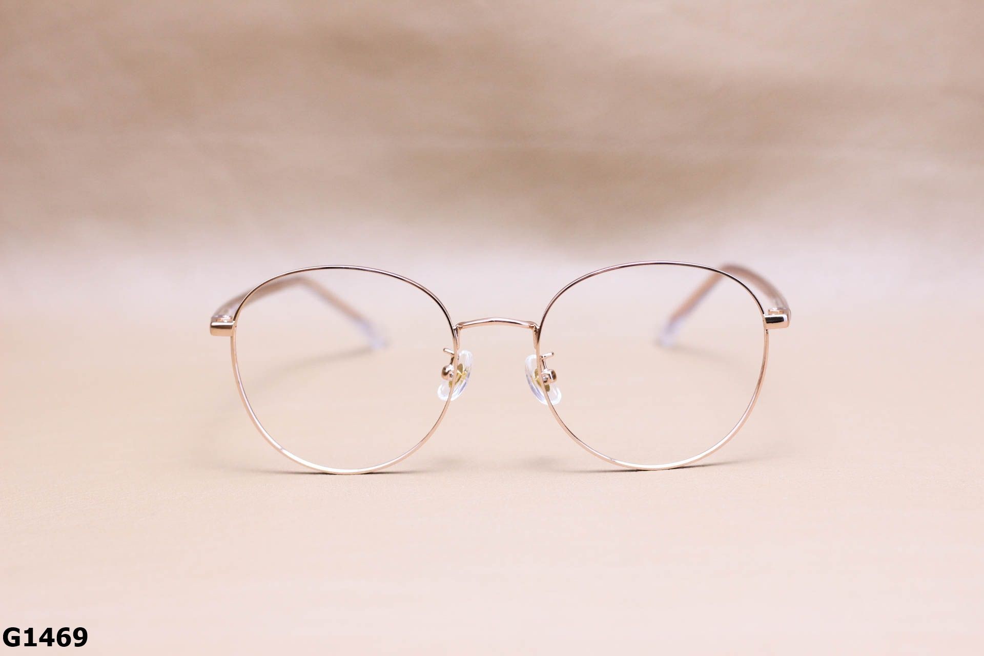 Gọng Kính Cận Tròn Ngố Thời Trang Unisex, Hợp Kim Thanh Mảnh - G1469