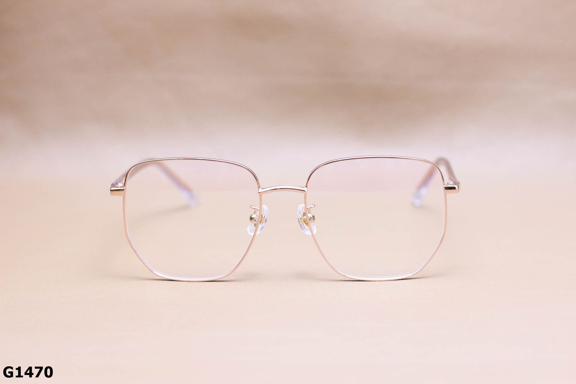 Gọng Kính Cận Tròn Ngố Thời Trang Unisex, Hợp Kim Thanh Mảnh - G1470
