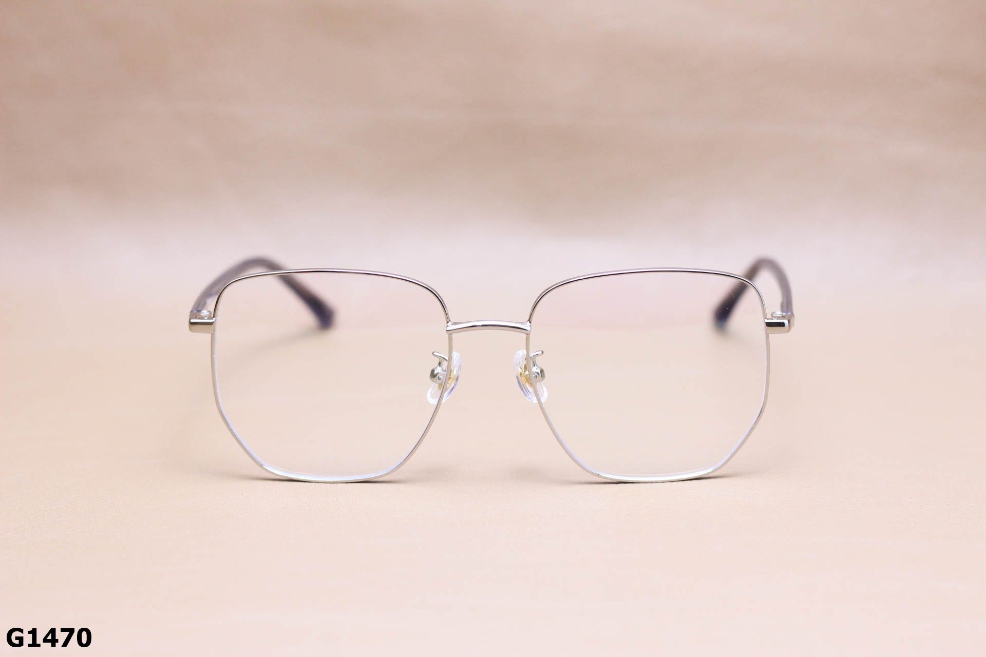 Gọng Kính Cận Tròn Ngố Thời Trang Unisex, Hợp Kim Thanh Mảnh - G1470