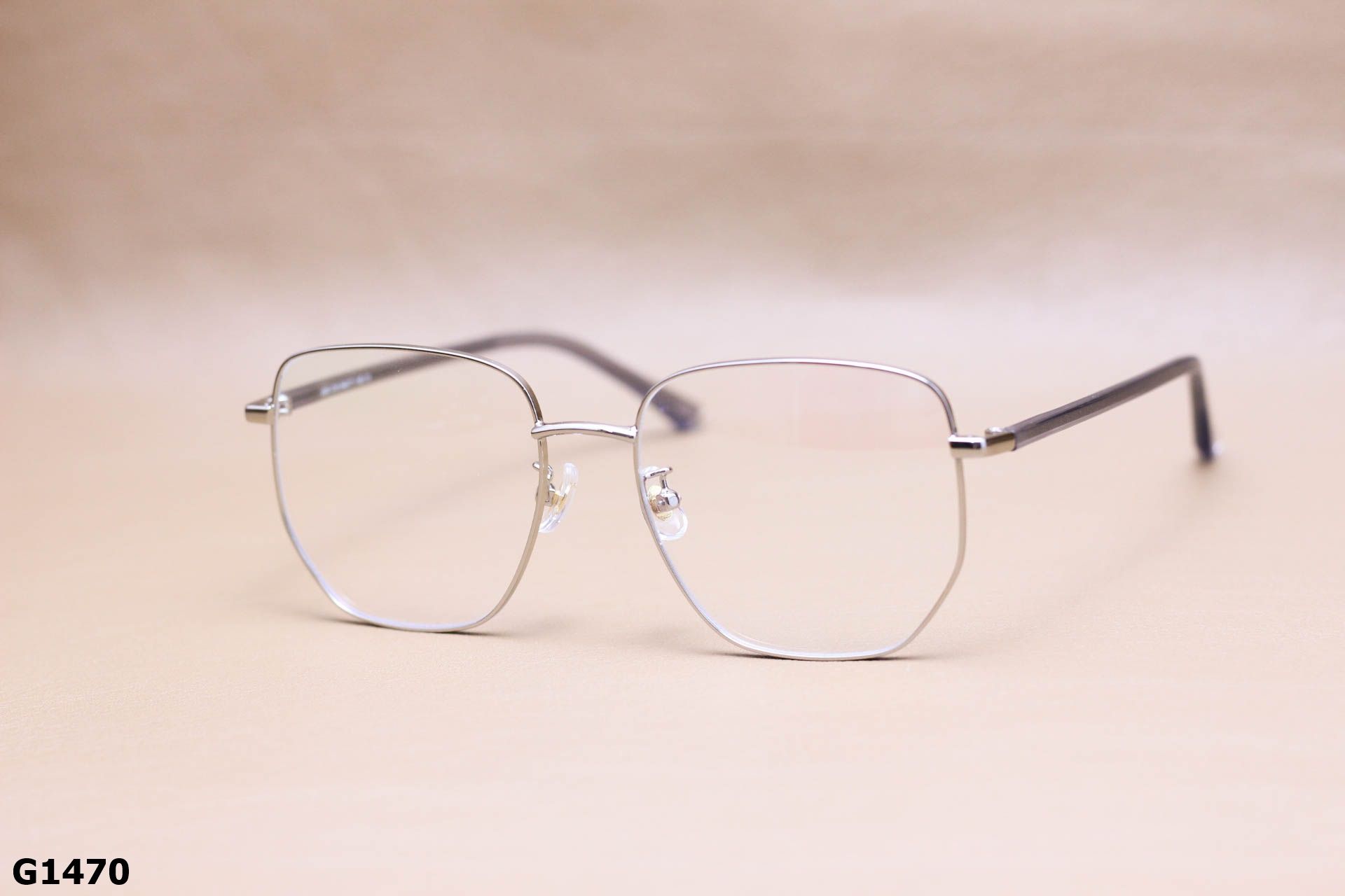 Gọng Kính Cận Tròn Ngố Thời Trang Unisex, Hợp Kim Thanh Mảnh - G1470