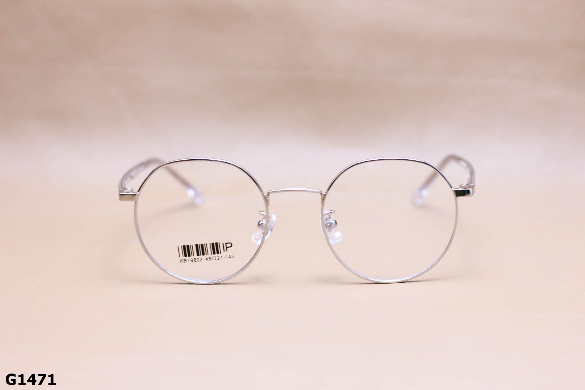 Gọng Kính Cận Tròn Ngố Thời Trang Unisex, Titanium Cao Cấp Thanh Mảnh - G1471