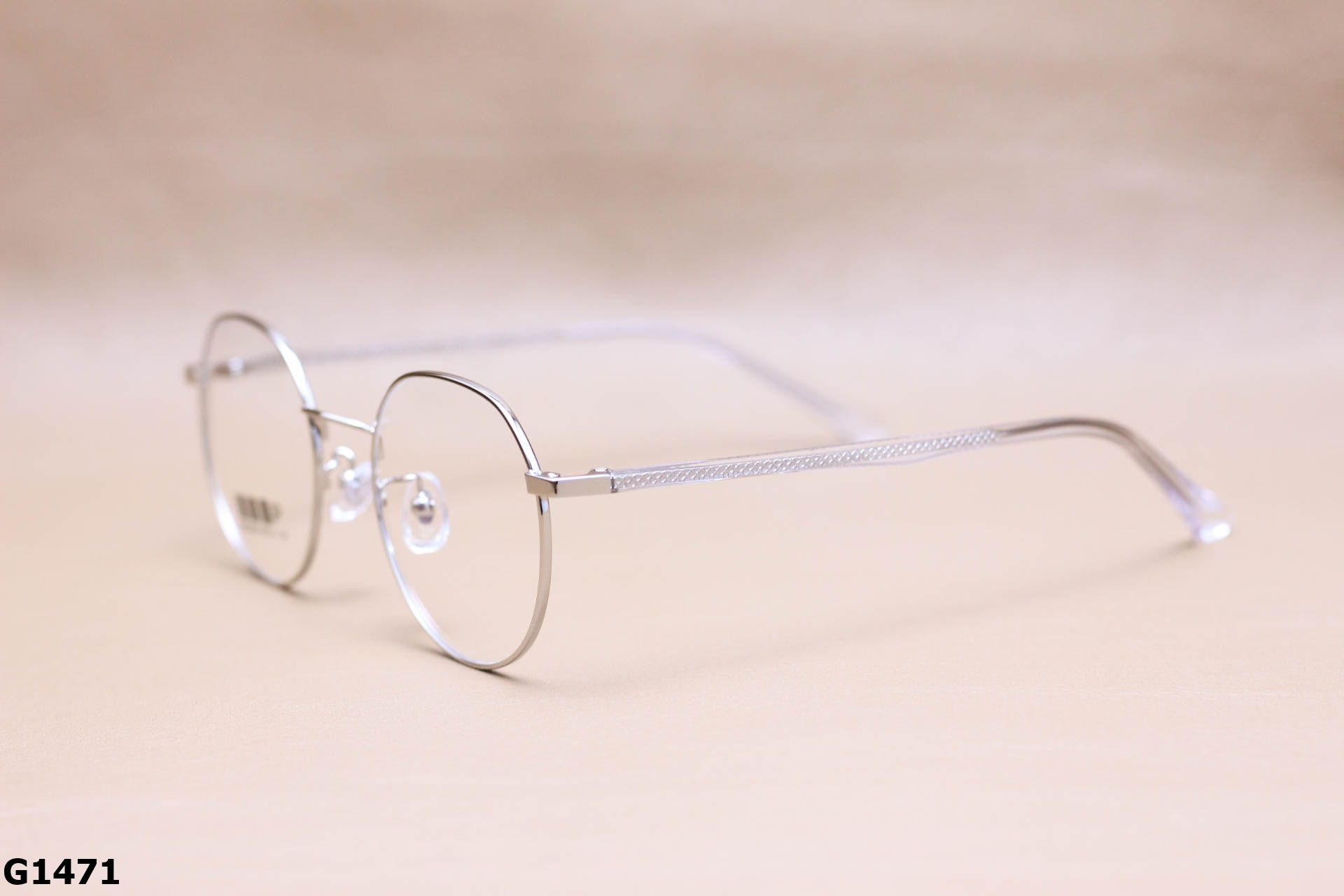 Gọng Kính Cận Tròn Ngố Thời Trang Unisex, Titanium Cao Cấp Thanh Mảnh - G1471