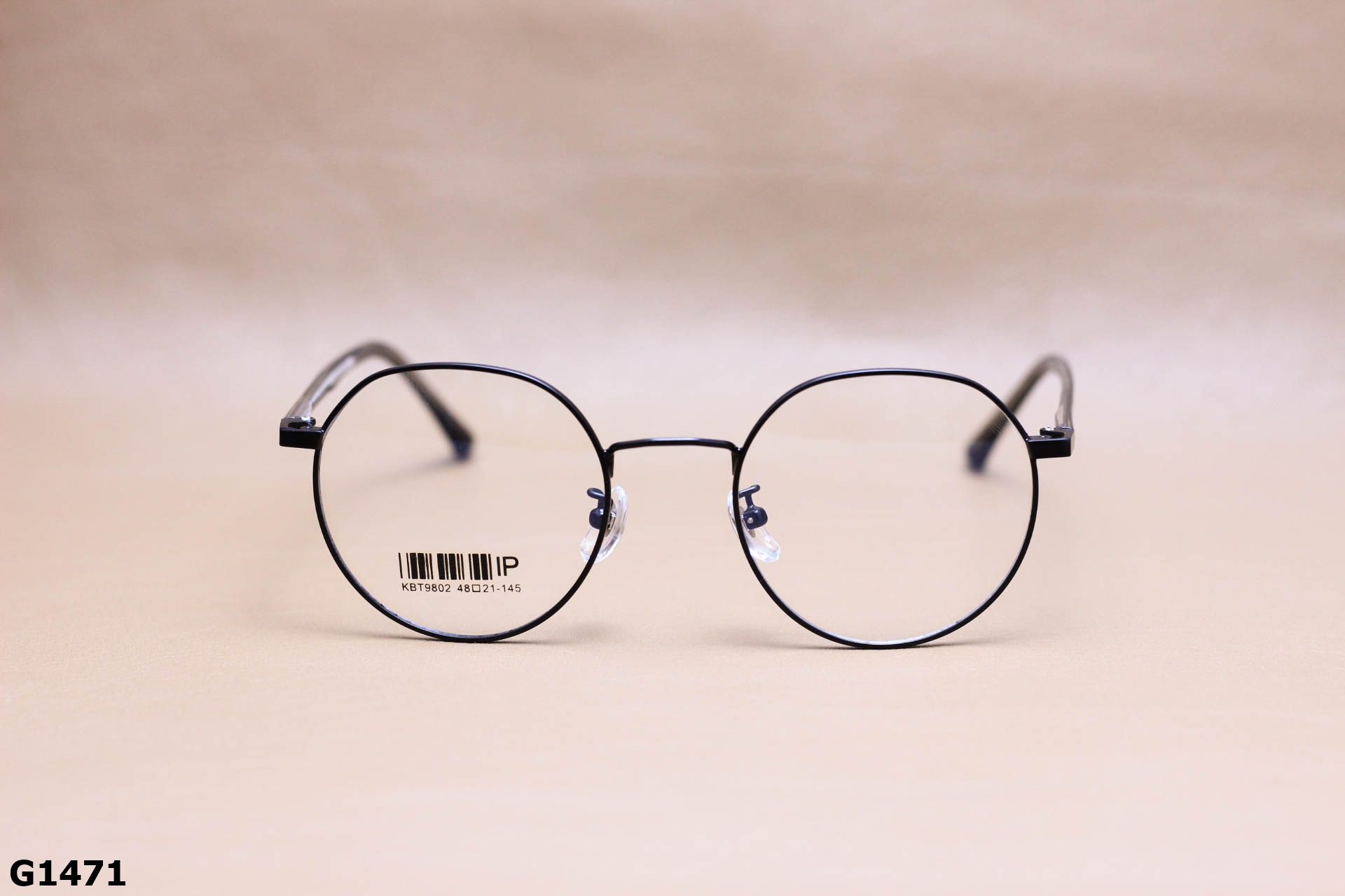 Gọng Kính Cận Tròn Ngố Thời Trang Unisex, Titanium Cao Cấp Thanh Mảnh - G1471