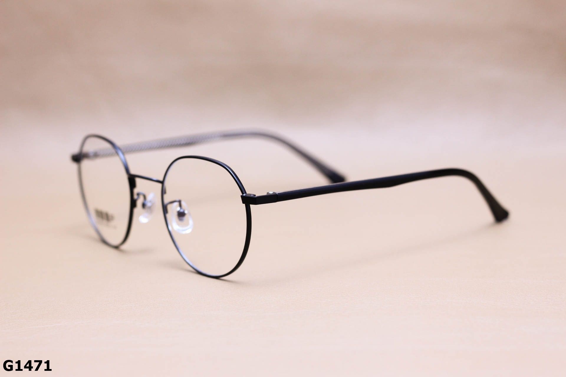 Gọng Kính Cận Tròn Ngố Thời Trang Unisex, Titanium Cao Cấp Thanh Mảnh - G1471