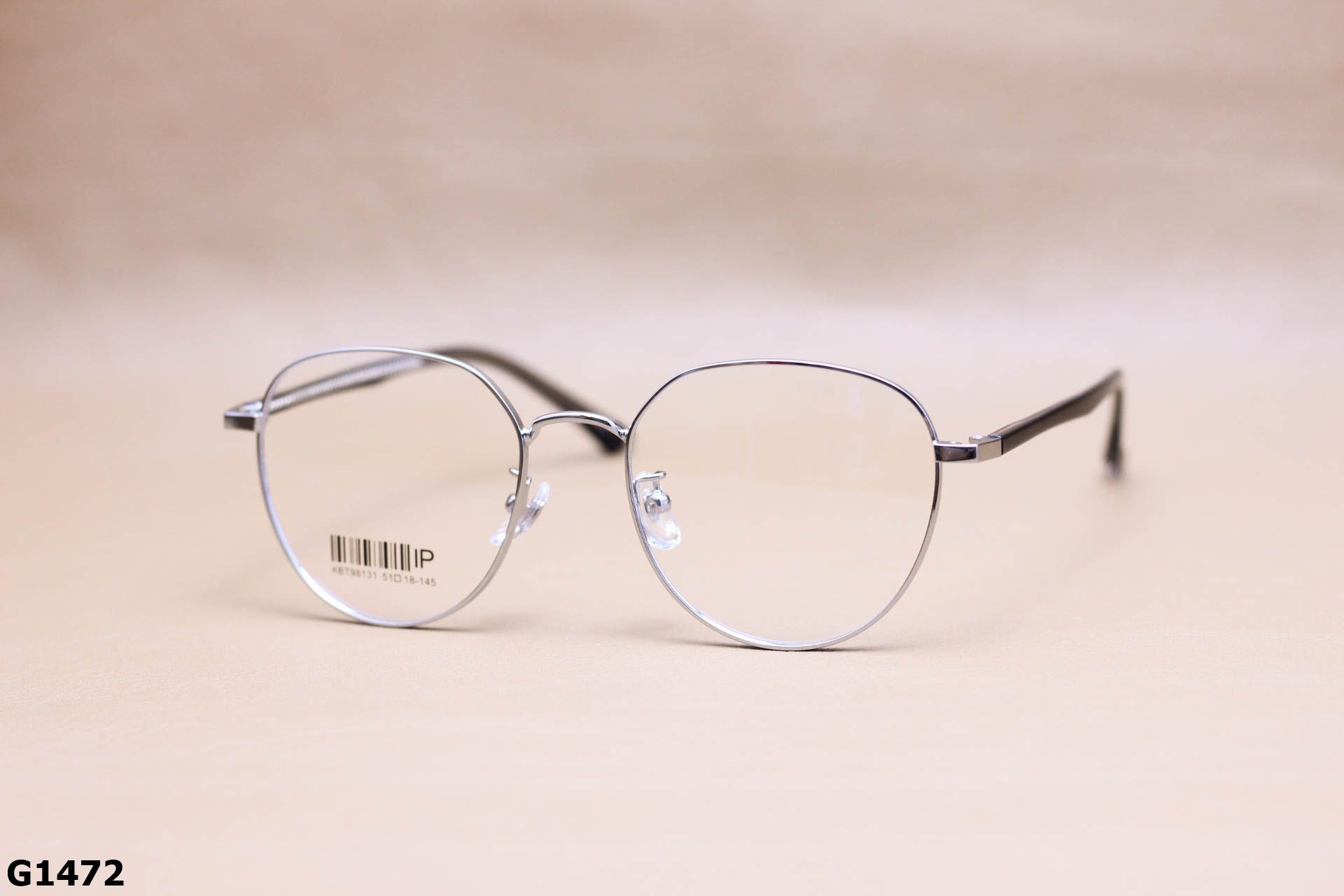 Gọng Kính Cận Tròn Ngố Thời Trang Unisex, Titanium Cao Cấp Thanh Mảnh - G1472