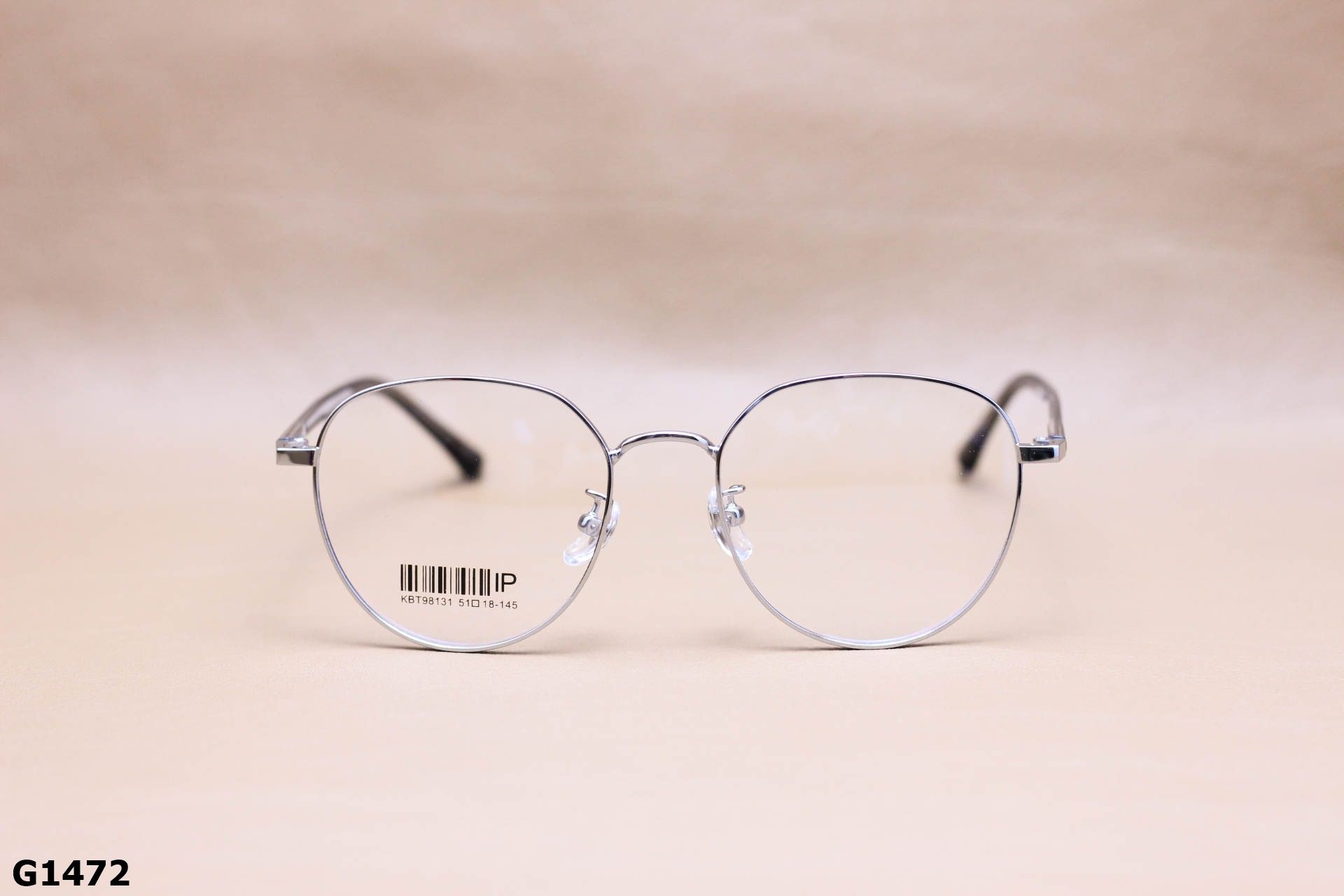 Gọng Kính Cận Tròn Ngố Thời Trang Unisex, Titanium Cao Cấp Thanh Mảnh - G1472