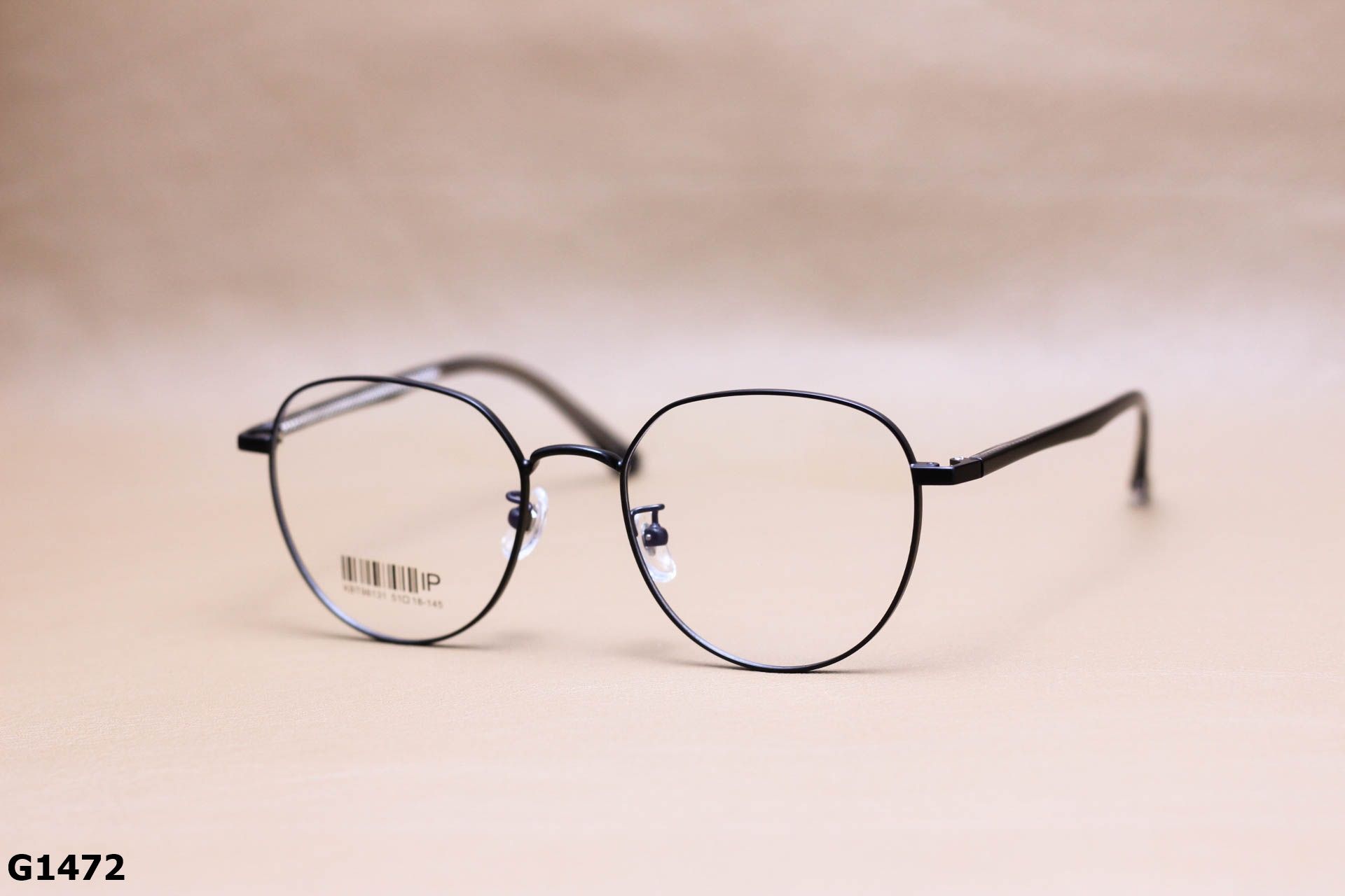 Gọng Kính Cận Tròn Ngố Thời Trang Unisex, Titanium Cao Cấp Thanh Mảnh - G1472