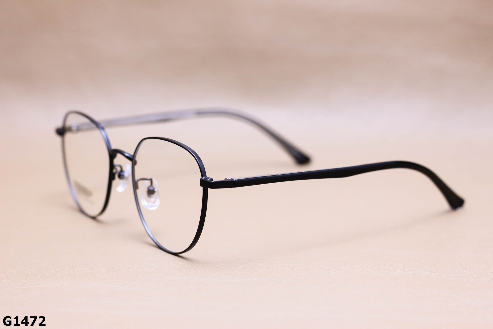 Gọng Kính Cận Tròn Ngố Thời Trang Unisex, Titanium Cao Cấp Thanh Mảnh - G1472