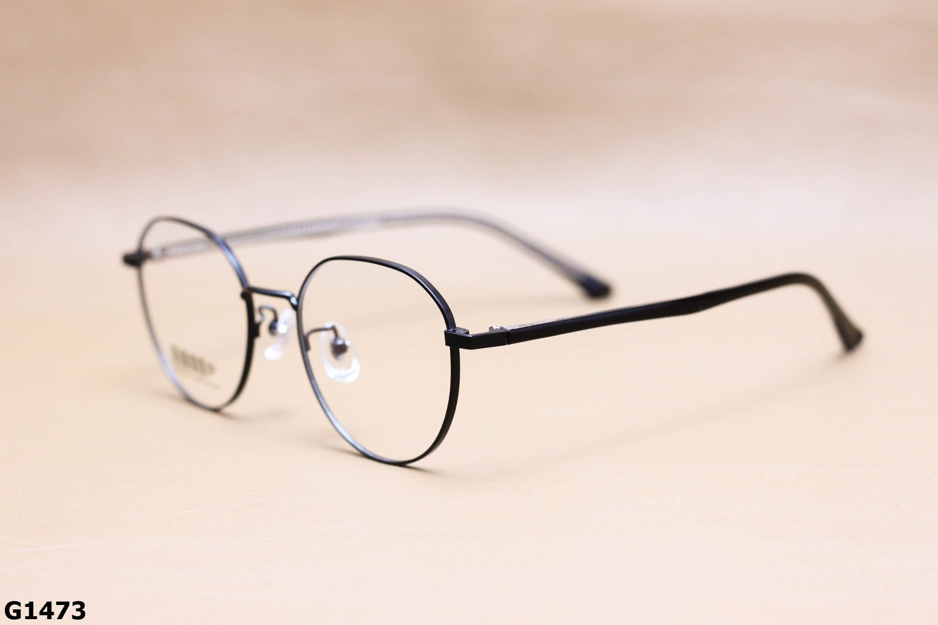 Gọng Kính Cận Tròn Ngố Thời Trang Unisex, Titanium Cao Cấp Thanh Mảnh - G1473