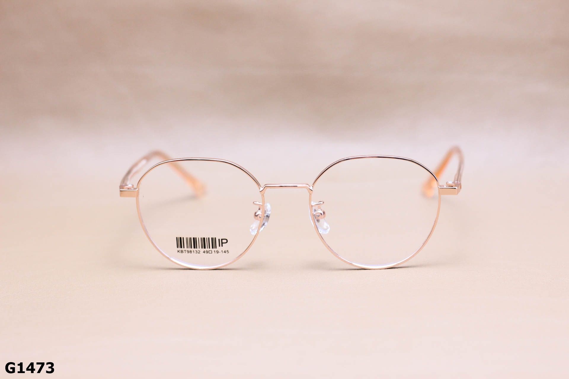 Gọng Kính Cận Tròn Ngố Thời Trang Unisex, Titanium Cao Cấp Thanh Mảnh - G1473