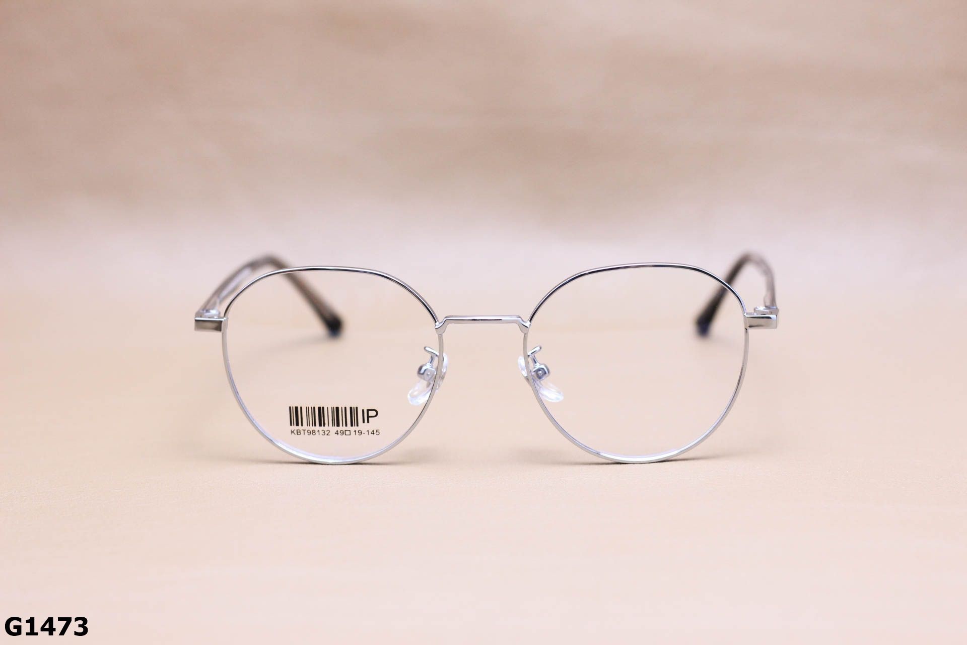 Gọng Kính Cận Tròn Ngố Thời Trang Unisex, Titanium Cao Cấp Thanh Mảnh - G1473