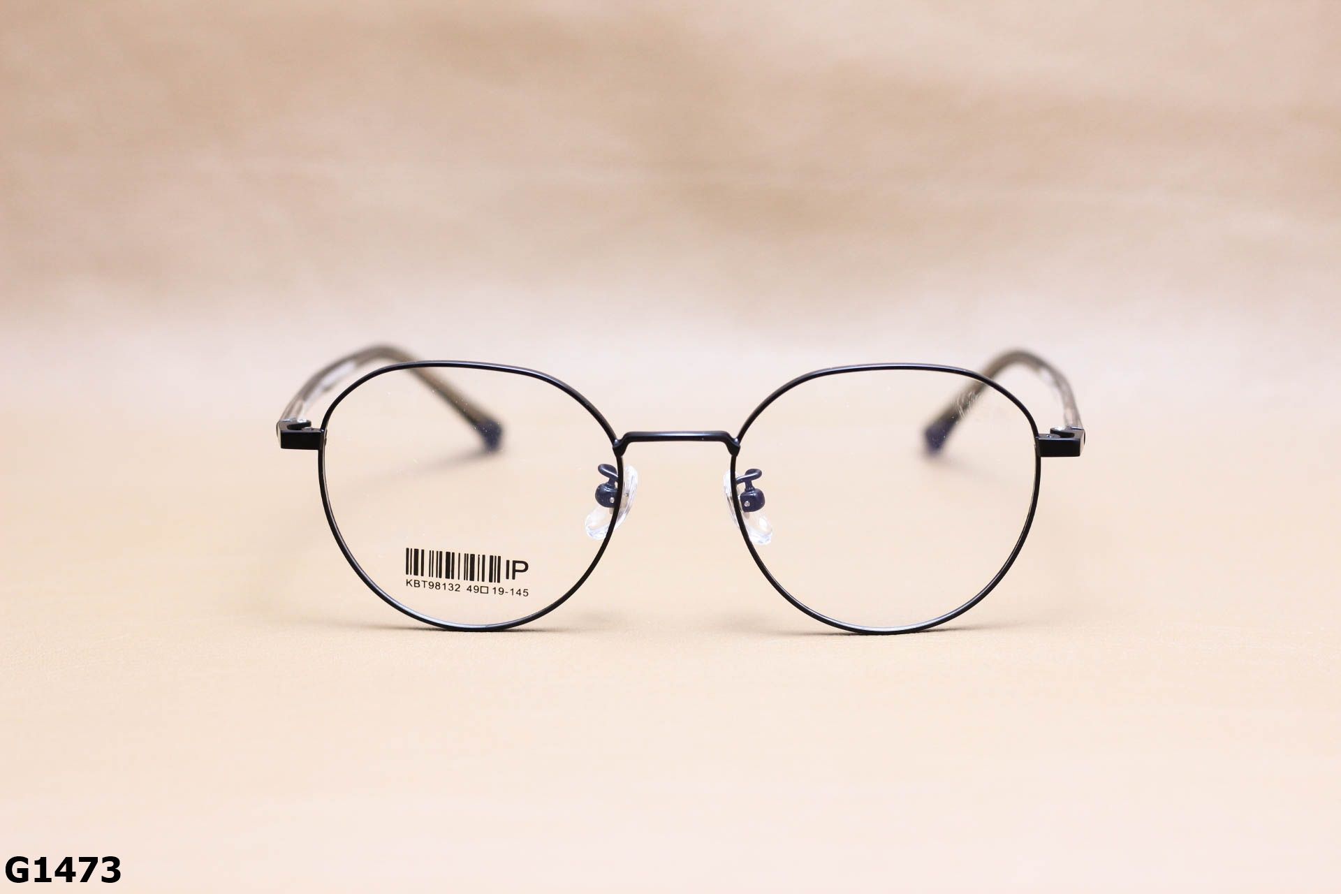 Gọng Kính Cận Tròn Ngố Thời Trang Unisex, Titanium Cao Cấp Thanh Mảnh - G1473