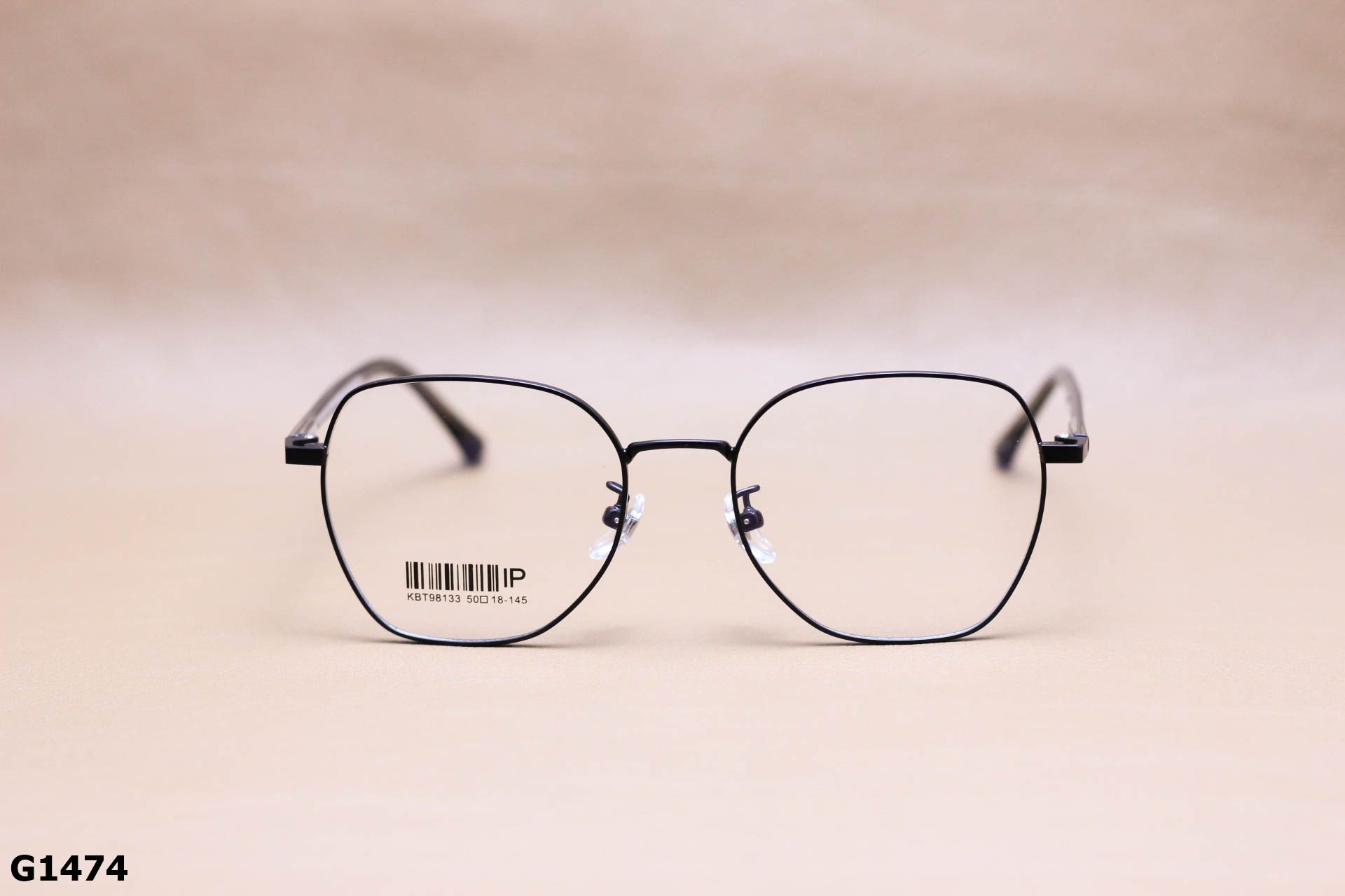 Gọng Kính Cận Lục Giác Thời Trang Unisex, Titanium Cao Cấp Thanh Mảnh - G1474