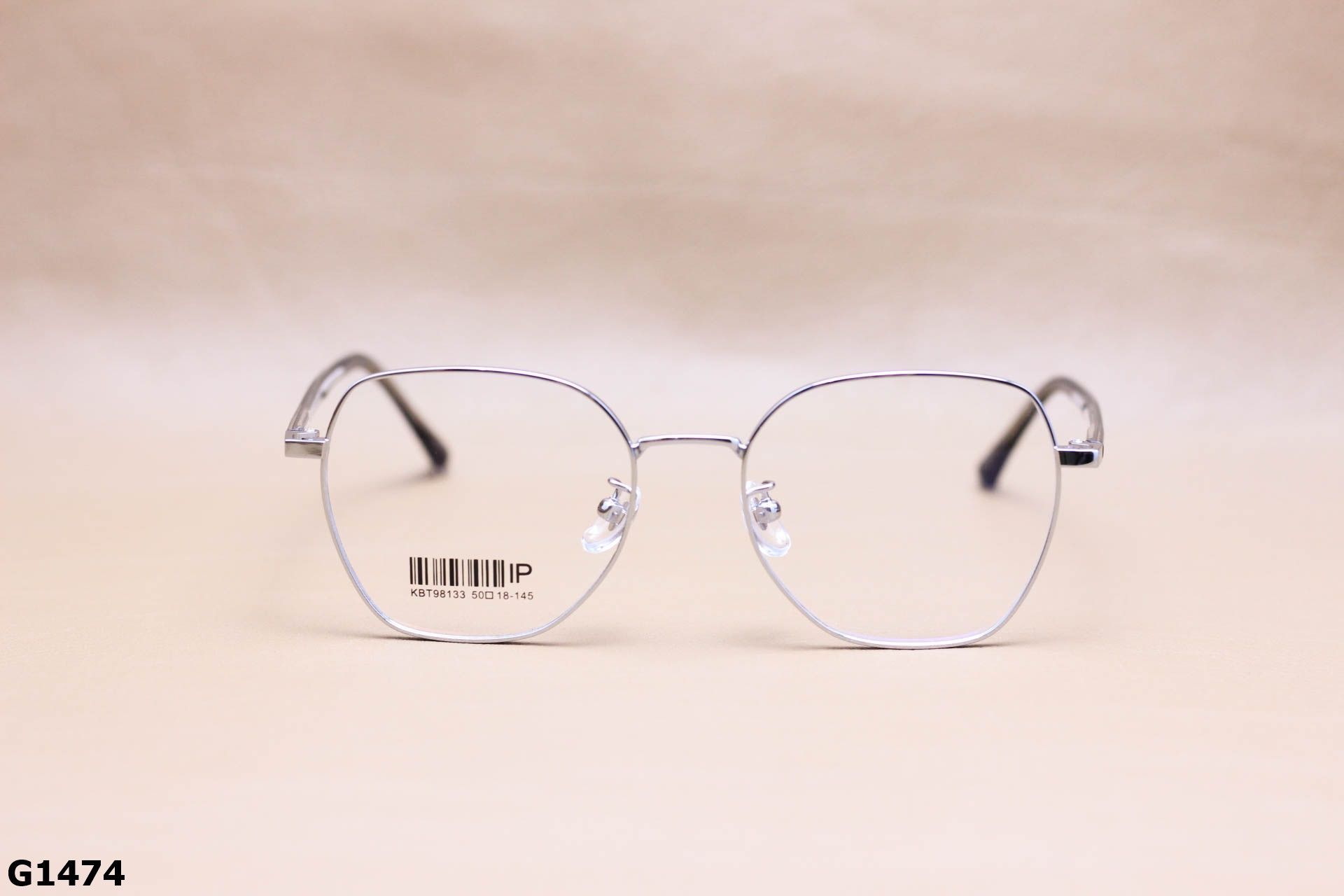 Gọng Kính Cận Lục Giác Thời Trang Unisex, Titanium Cao Cấp Thanh Mảnh - G1474