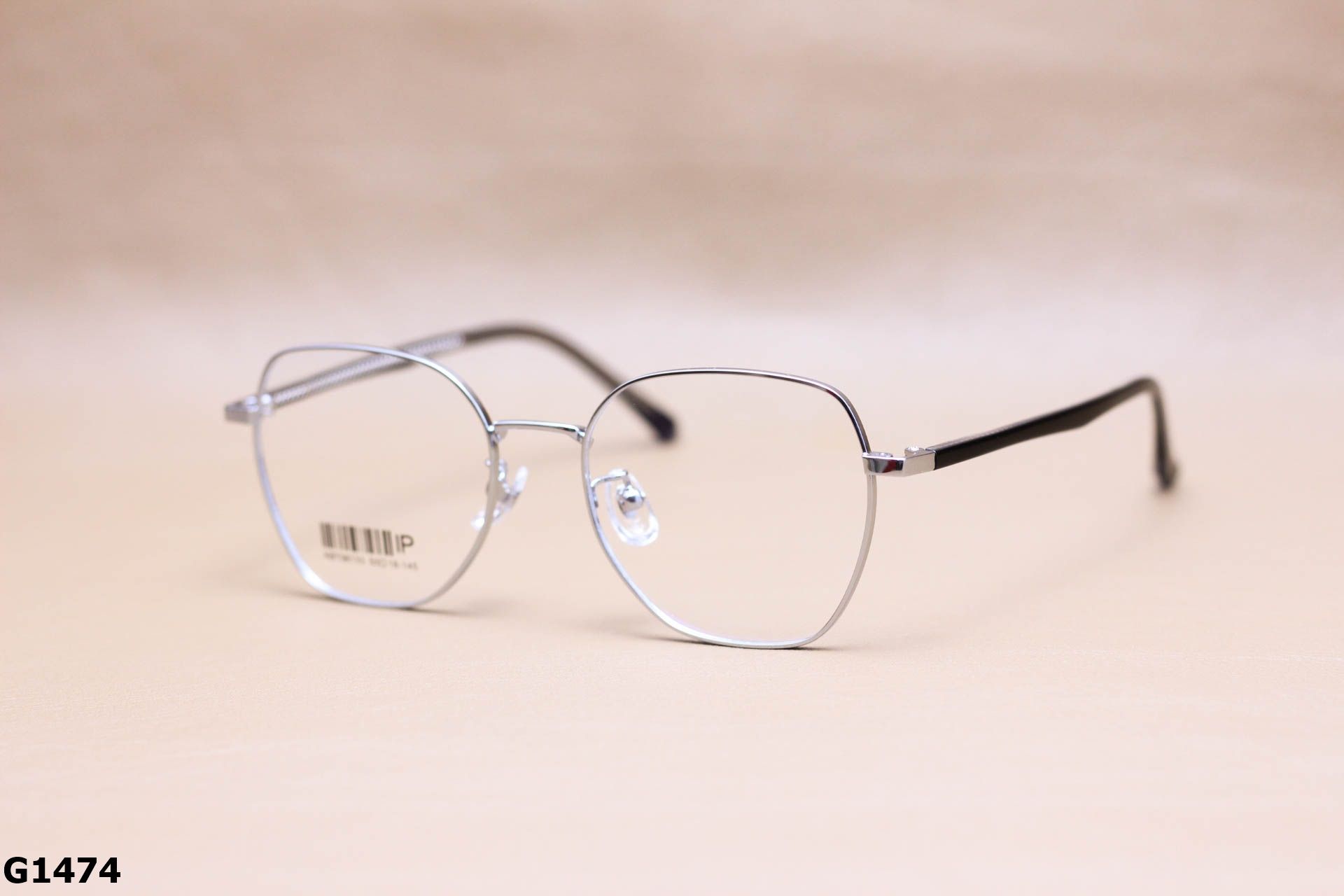 Gọng Kính Cận Lục Giác Thời Trang Unisex, Titanium Cao Cấp Thanh Mảnh - G1474