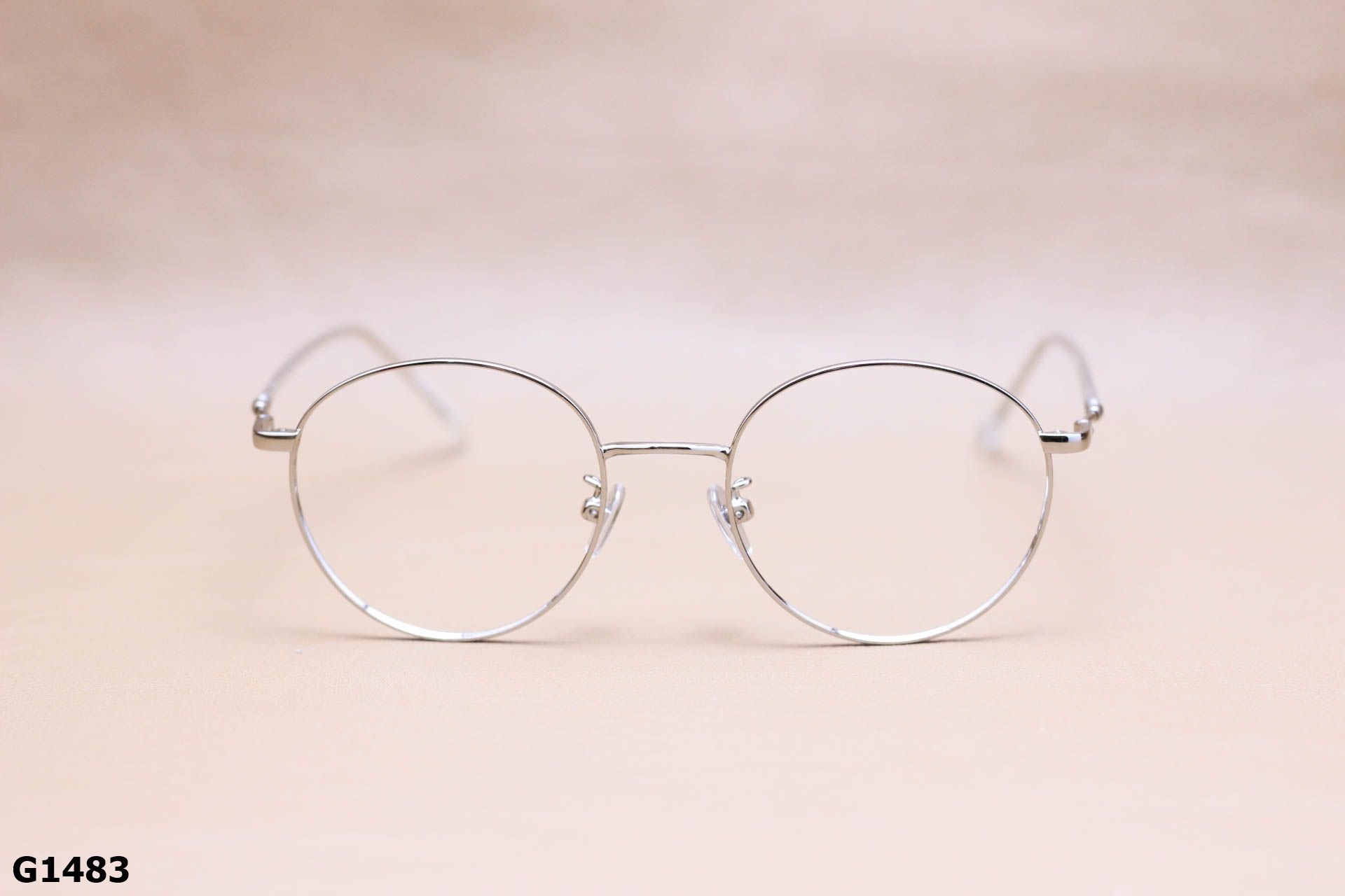 Gọng Kính Cận Tròn Ngố Thời Trang Unisex, Hợp Kim Thanh Mảnh - G1483
